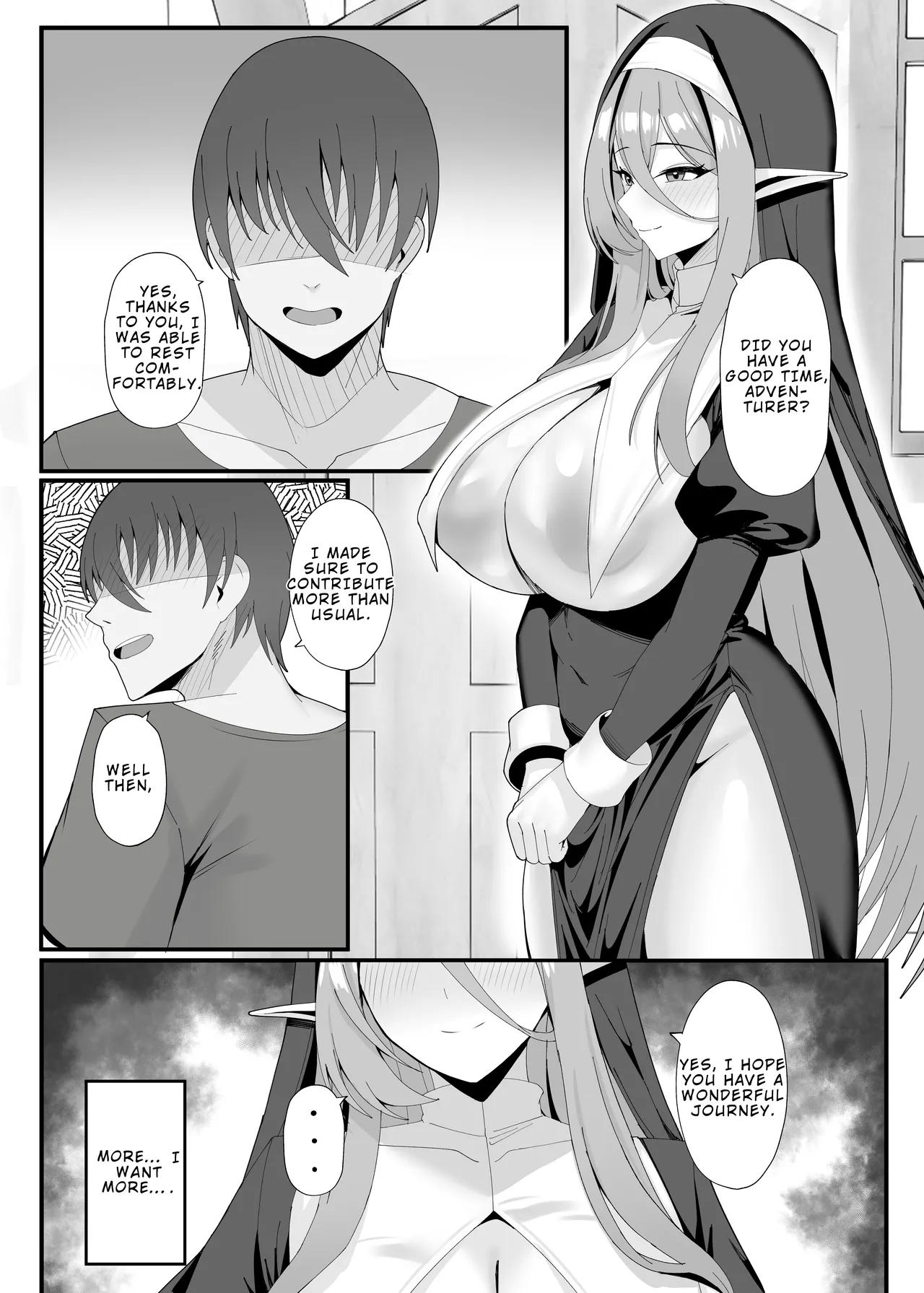 Hatsujouki no Elf Sister wa Mainichi Joukachuu | The Elf Sister in Heat is Aroused Every Day page 24 original parody - elf big breasts hentai manga - read online free