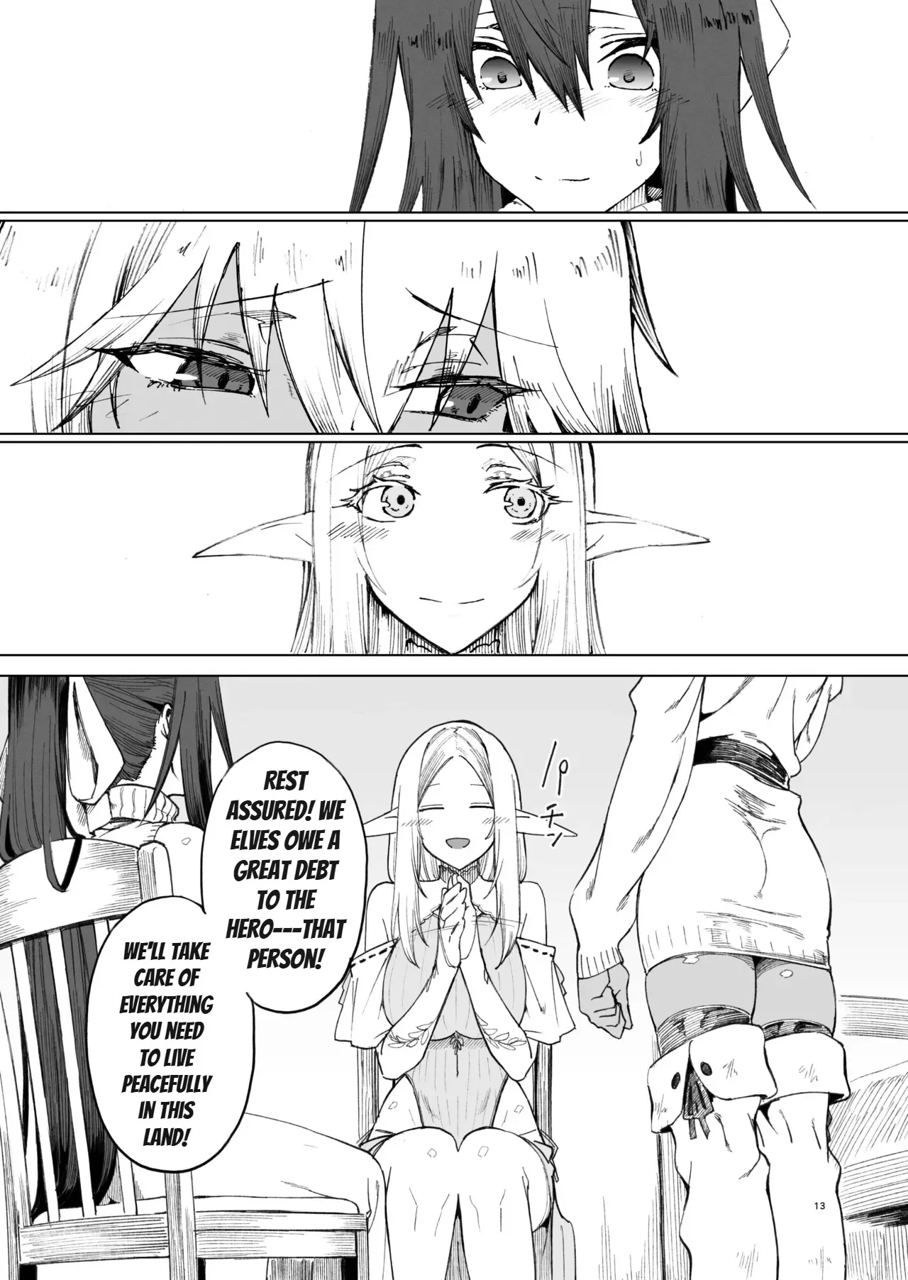 Isekai Mesu Yuusha 4 page 13 original parody - kissing big breasts hentai manga - read online free