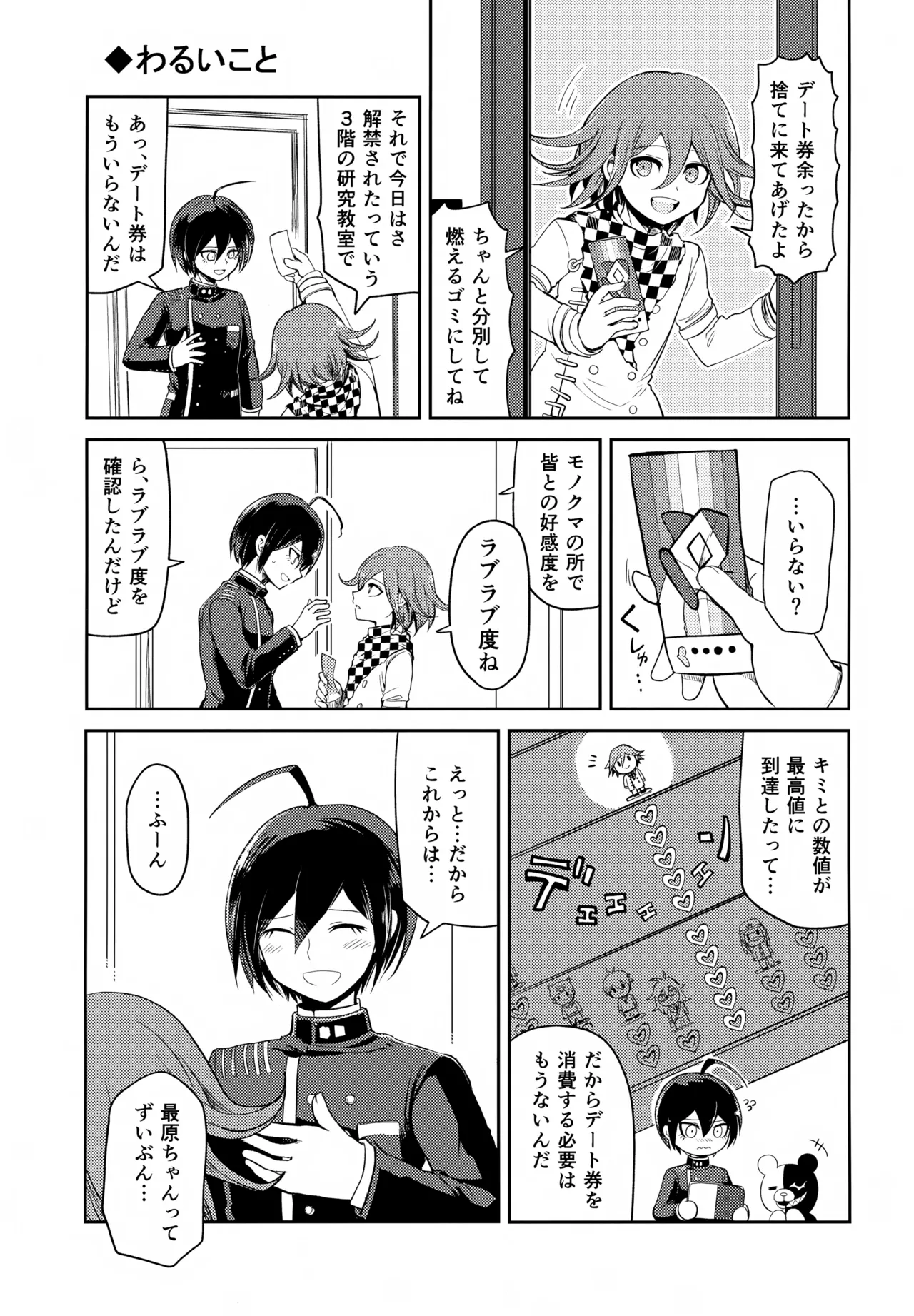 Warui Koto Shiyou Zenpen page 28 featuring shuuichi saihara danganronpa parody - males only yaoi hentai manga - read online free