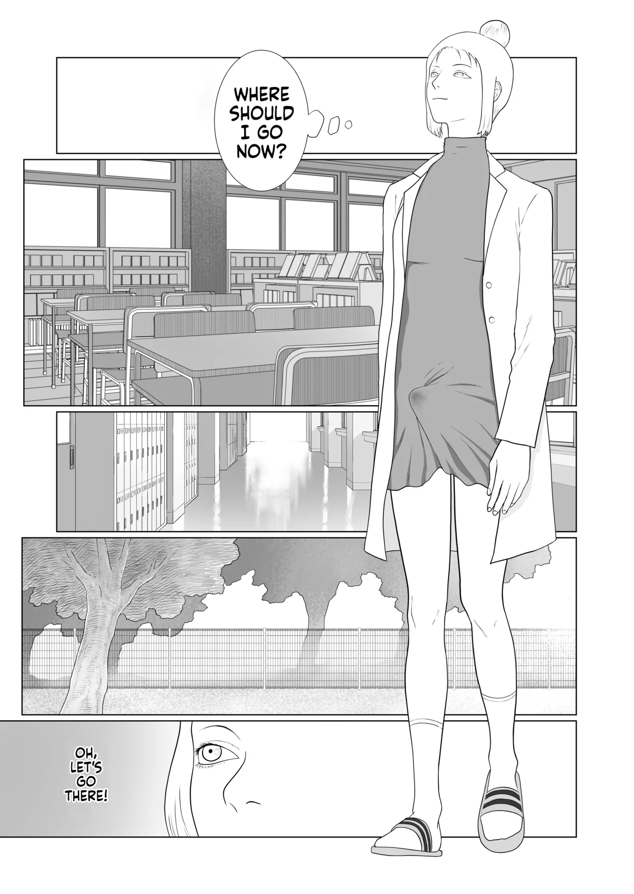 [Arukaniko] Onna to Futanari no Gakuen 2 Chokyo-bu to shintaiso-bu | The girl and futanari school 2 The discipline and rhythmic gymnastics club. [Fallen Games] [English] [Digital] page 16 original parody - futanari gag hentai manga - read online free