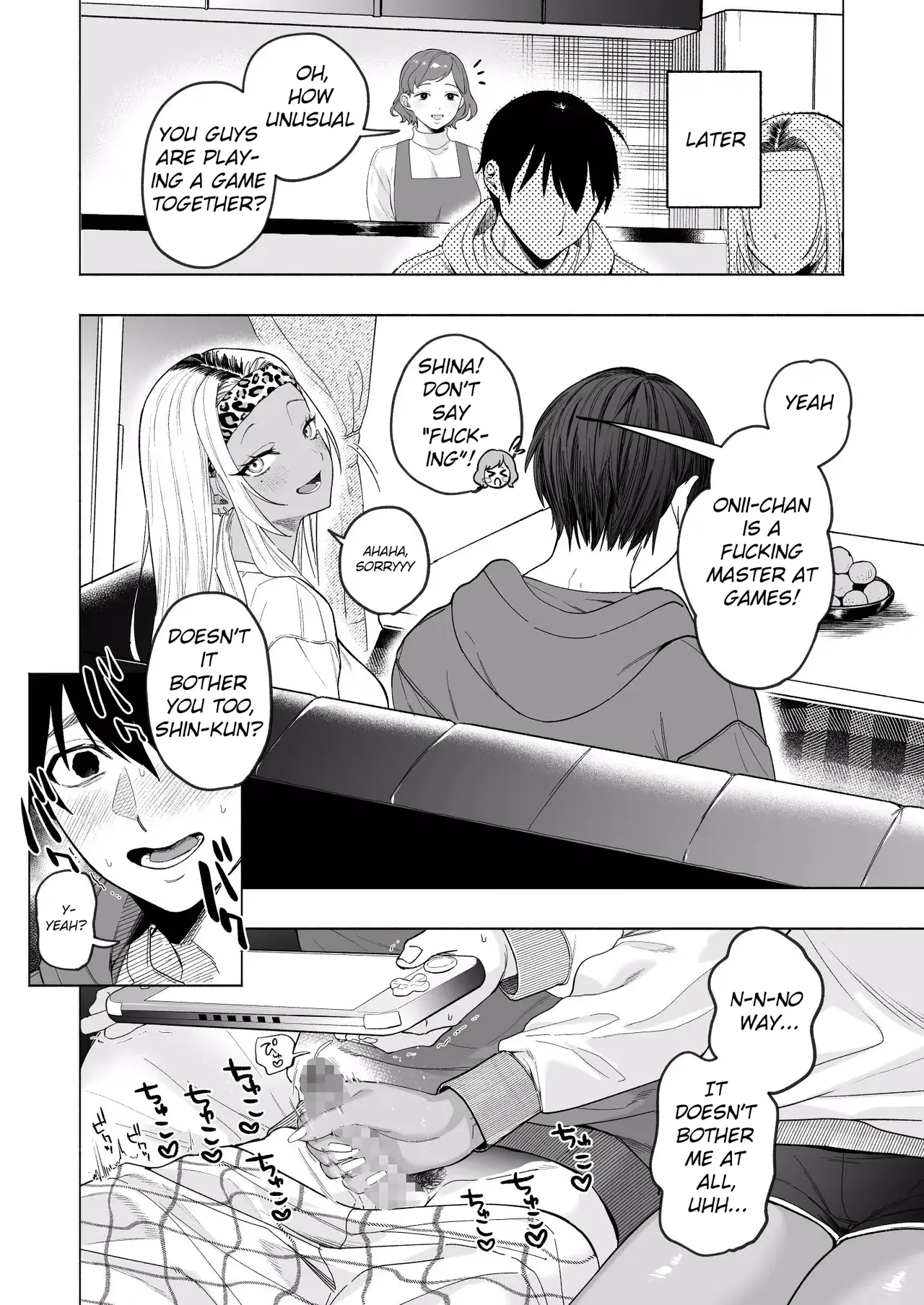 Kuro Gal Kyonyuu Gimai wa Boku o Yasashiku Sakusei Shitai page 21 - dark skin hentai manga - read online free