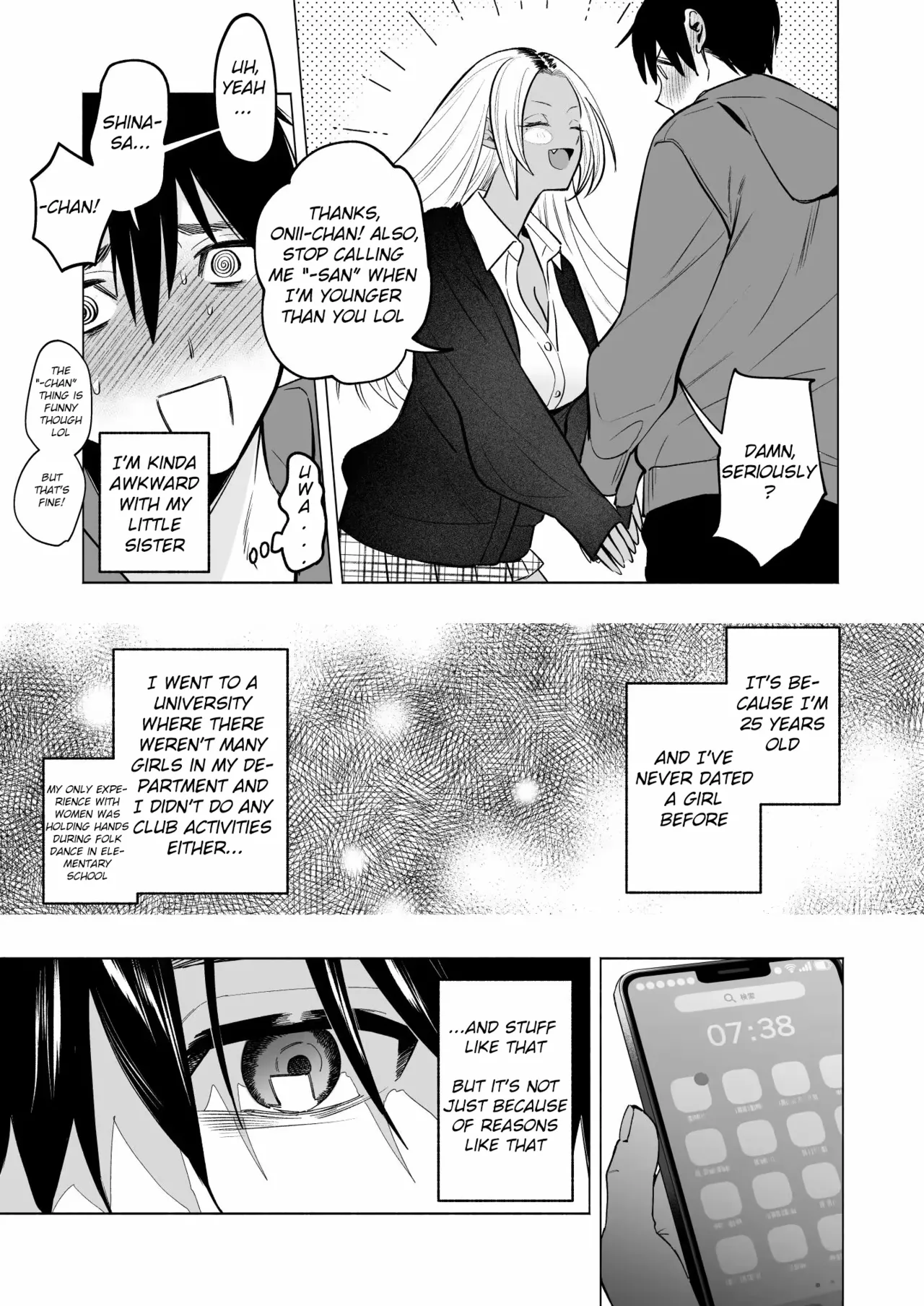 Page 6 of Kuro Gal Kyonyuu Gimai wa Boku o Yasashiku Sakusei Shitai