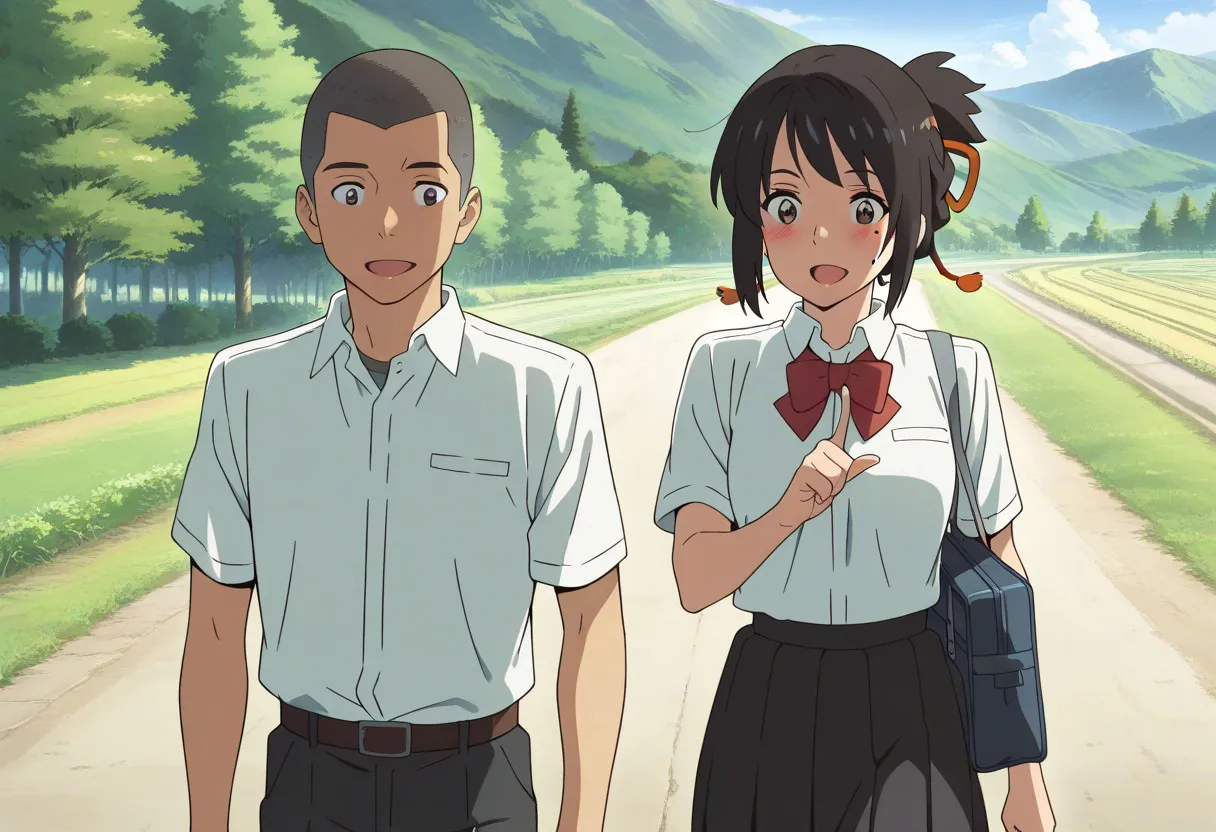 Mitsuha sex in the woods - Page 30