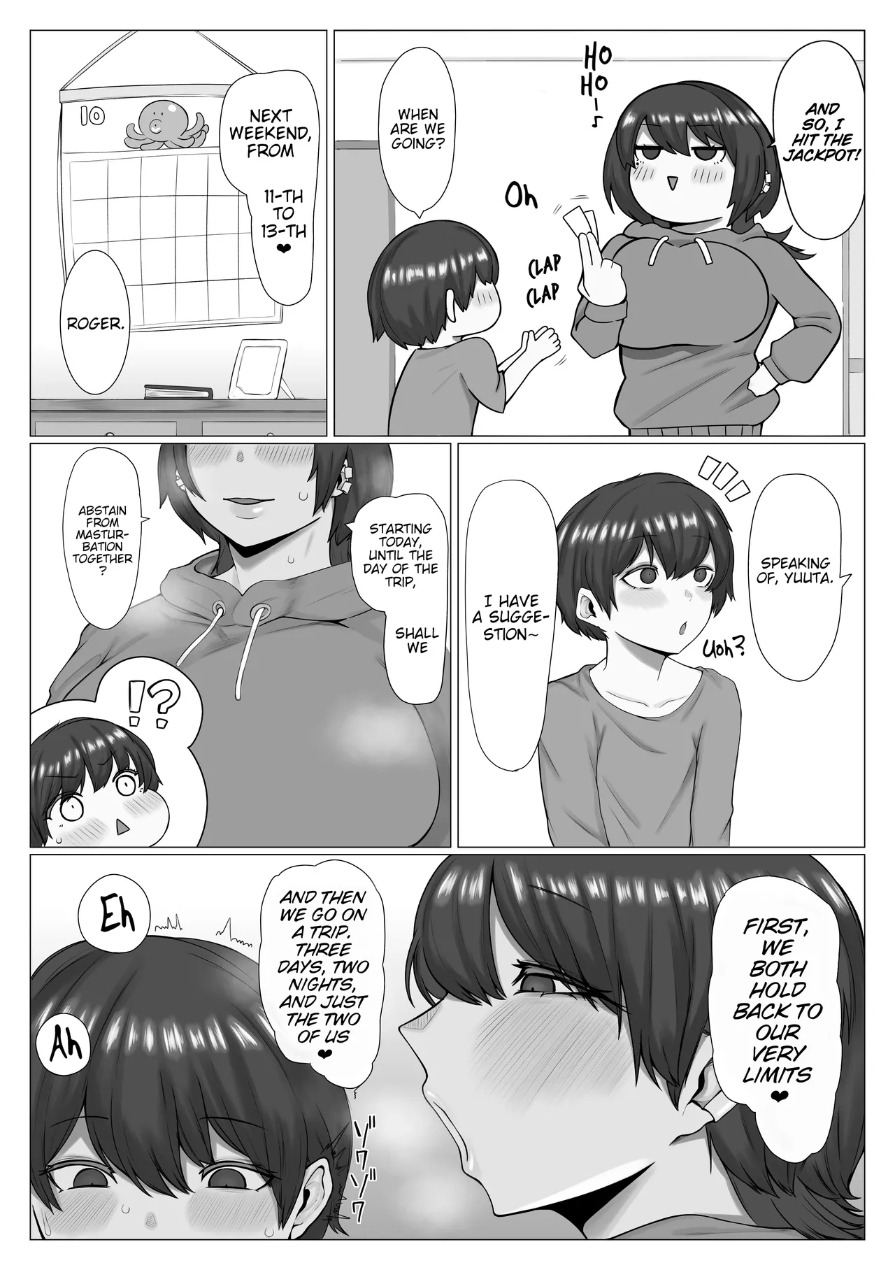 Shitei ga Ryokousaki de Mechakucha Sex suru Ohanashi | A Story Of An Older Sister and Little Brother Having Excessive Sex On A Trip - Page 4