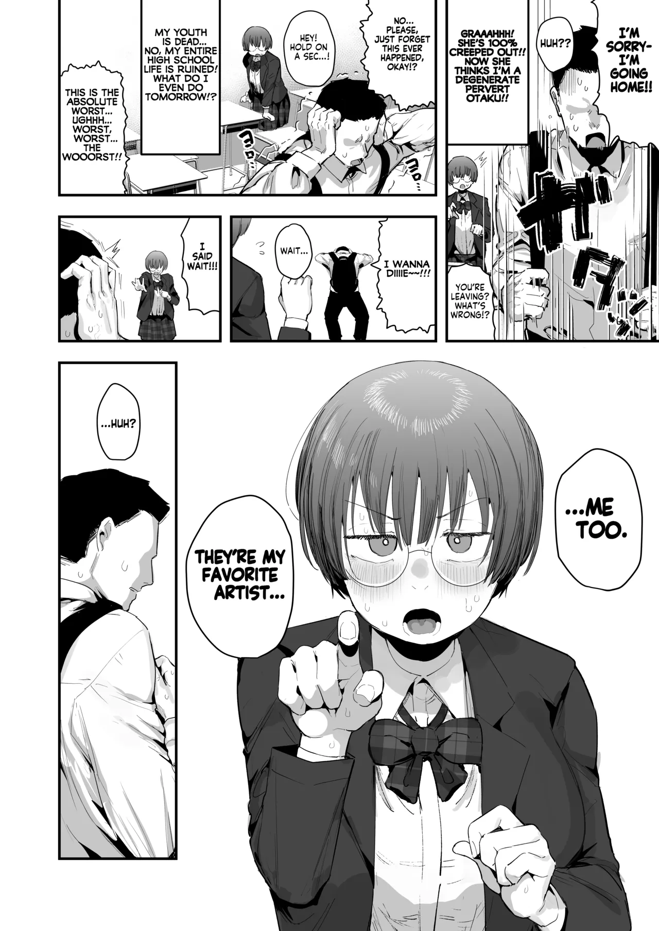 [Anon 2-okunen] Ittai Dou Natte Shimau no ka!? (Chinkasu shuu Okazu ni Onanie Saremasu) | What the hell will happen?! (She's gonna finger herself while sniffing my smegma stench!) [English] [KM_42] [Ongoing] - Page 5