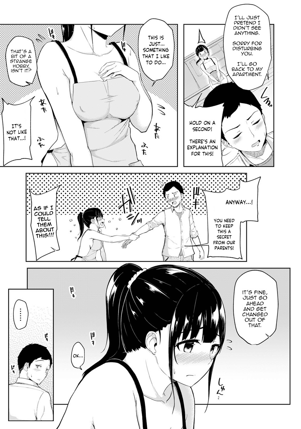 Asa Okitara Imouto ga Hadaka Apron Sugata datta node Hamete Mita | I Woke Up to my Naked Apron Sister and Tried Fucking Her Ch. 1-17 - Page 4