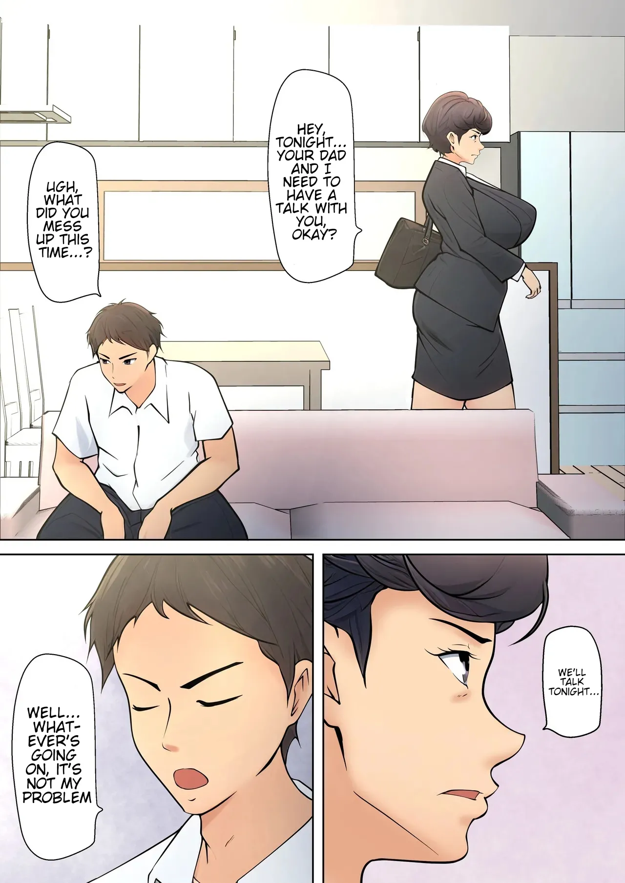 I guess I have no choice but to have sex with my mom - Page 7