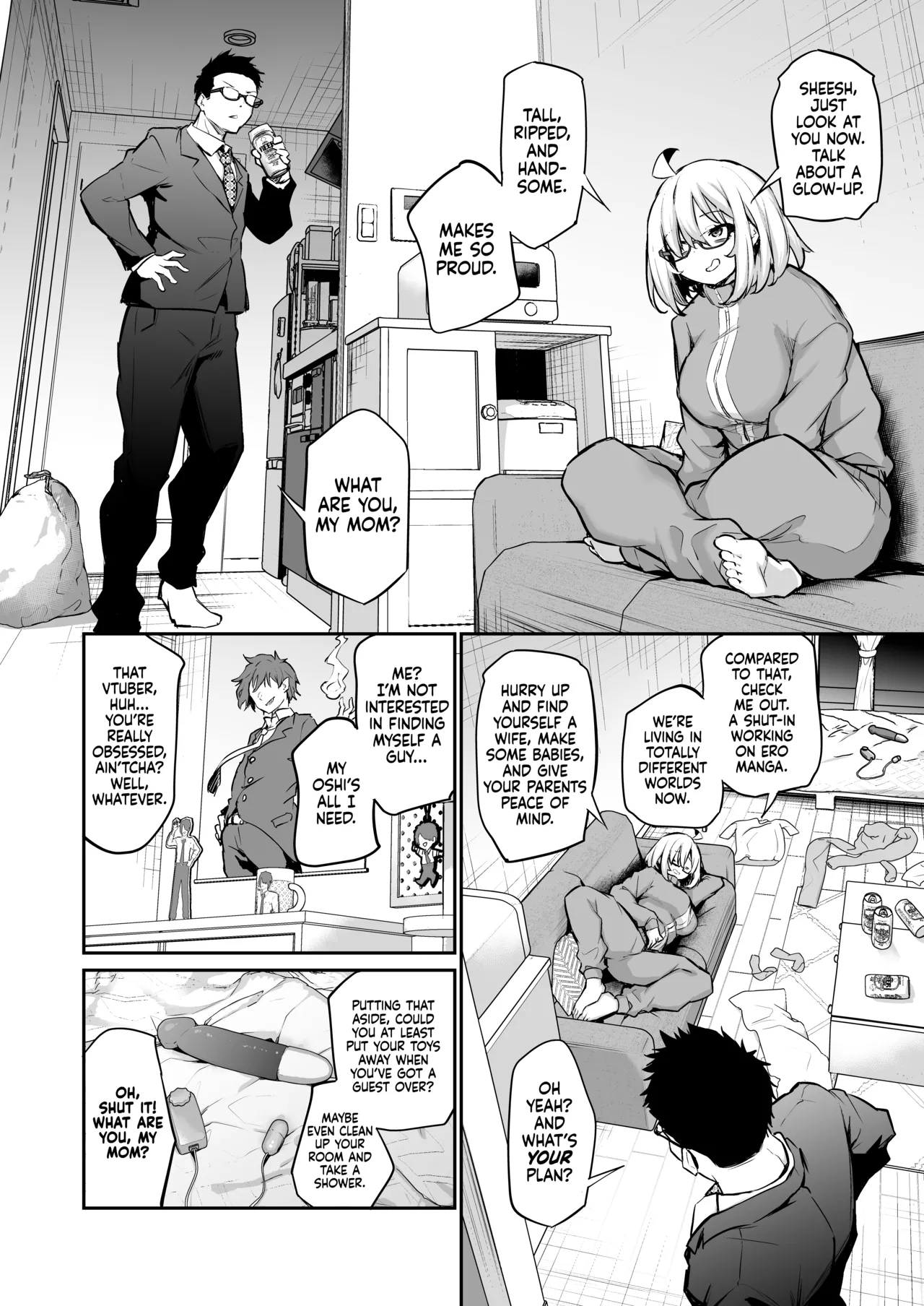 [Airandou] Furo Kyan Inkya Onna, Hatsu Kareshi Chinpo de Mesu ni Naru | A Shower-Hating, Shut-in Girlfailure Becomes a Woman From Her First  Boyfriend’s Cock! [English] [Xzosk] - Page 5