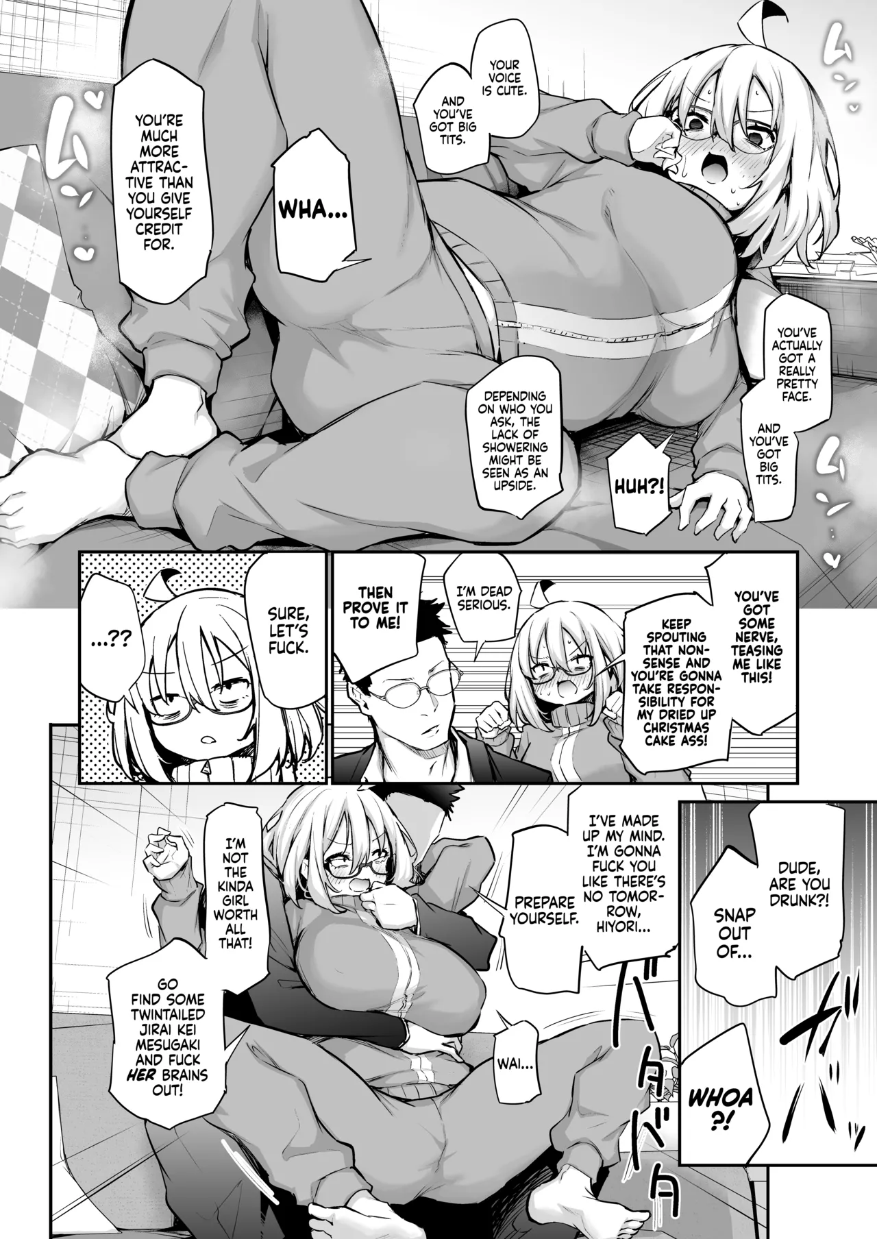 [Airandou] Furo Kyan Inkya Onna, Hatsu Kareshi Chinpo de Mesu ni Naru | A Shower-Hating, Shut-in Girlfailure Becomes a Woman From Her First  Boyfriend’s Cock! [English] [Xzosk] - Page 7