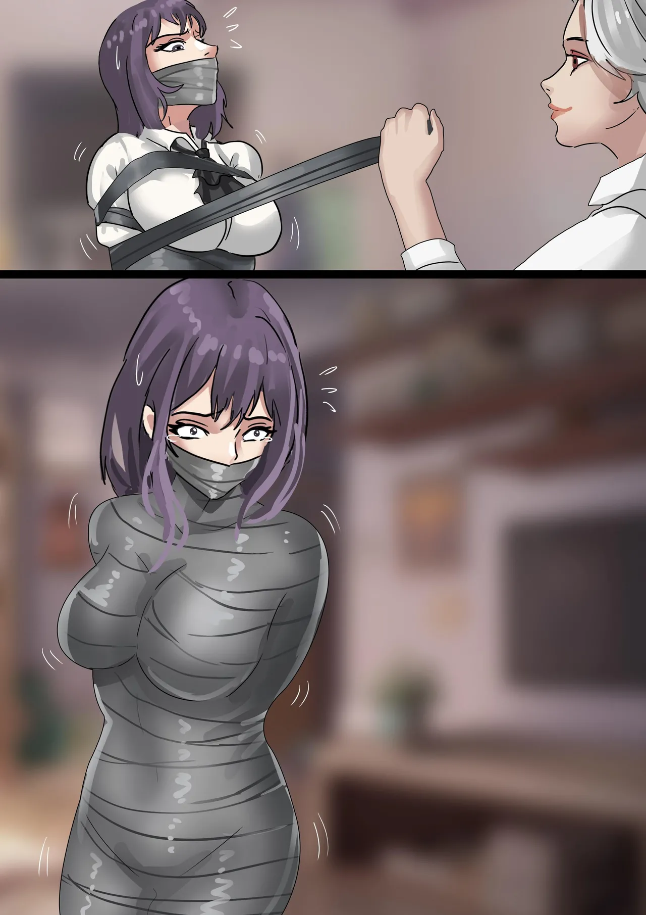 诡异家教  被骗缚的美丽母女 - Page 24