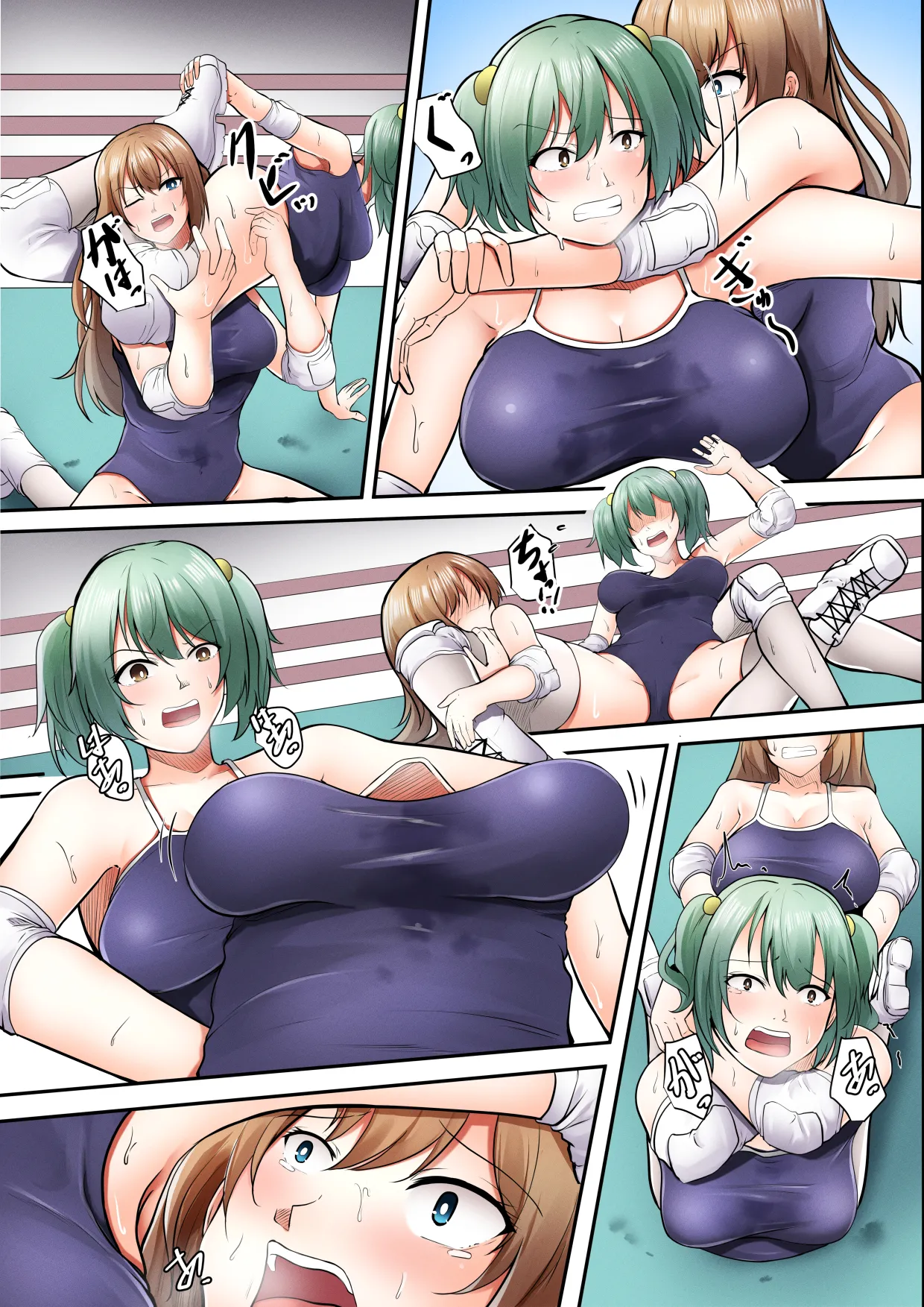 学校で女子プロレス! 全員失神失禁 むちむちJKマッチ編 - Page 10
