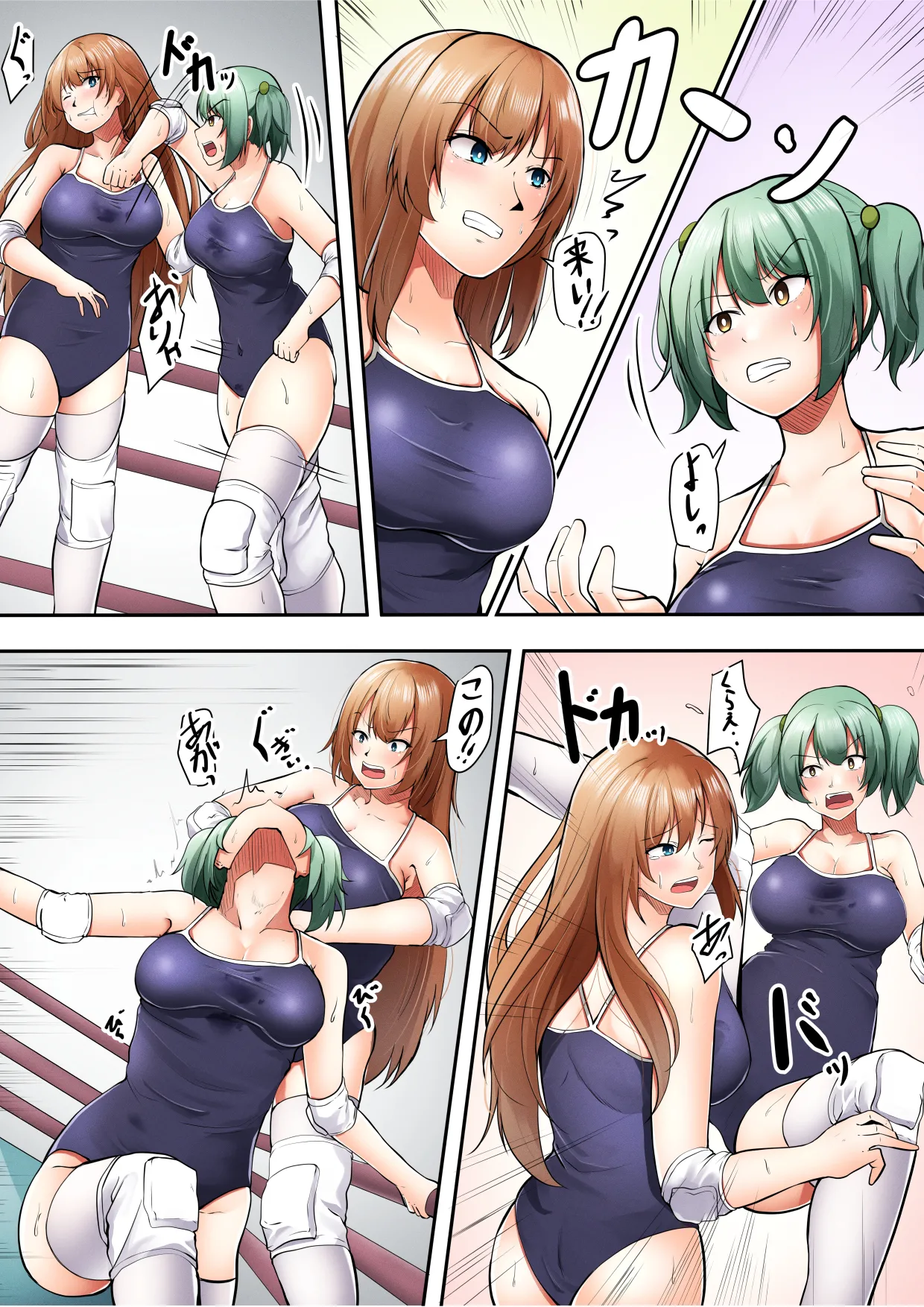 Page 9 of 学校で女子プロレス! 全員失神失禁 むちむちJKマッチ編