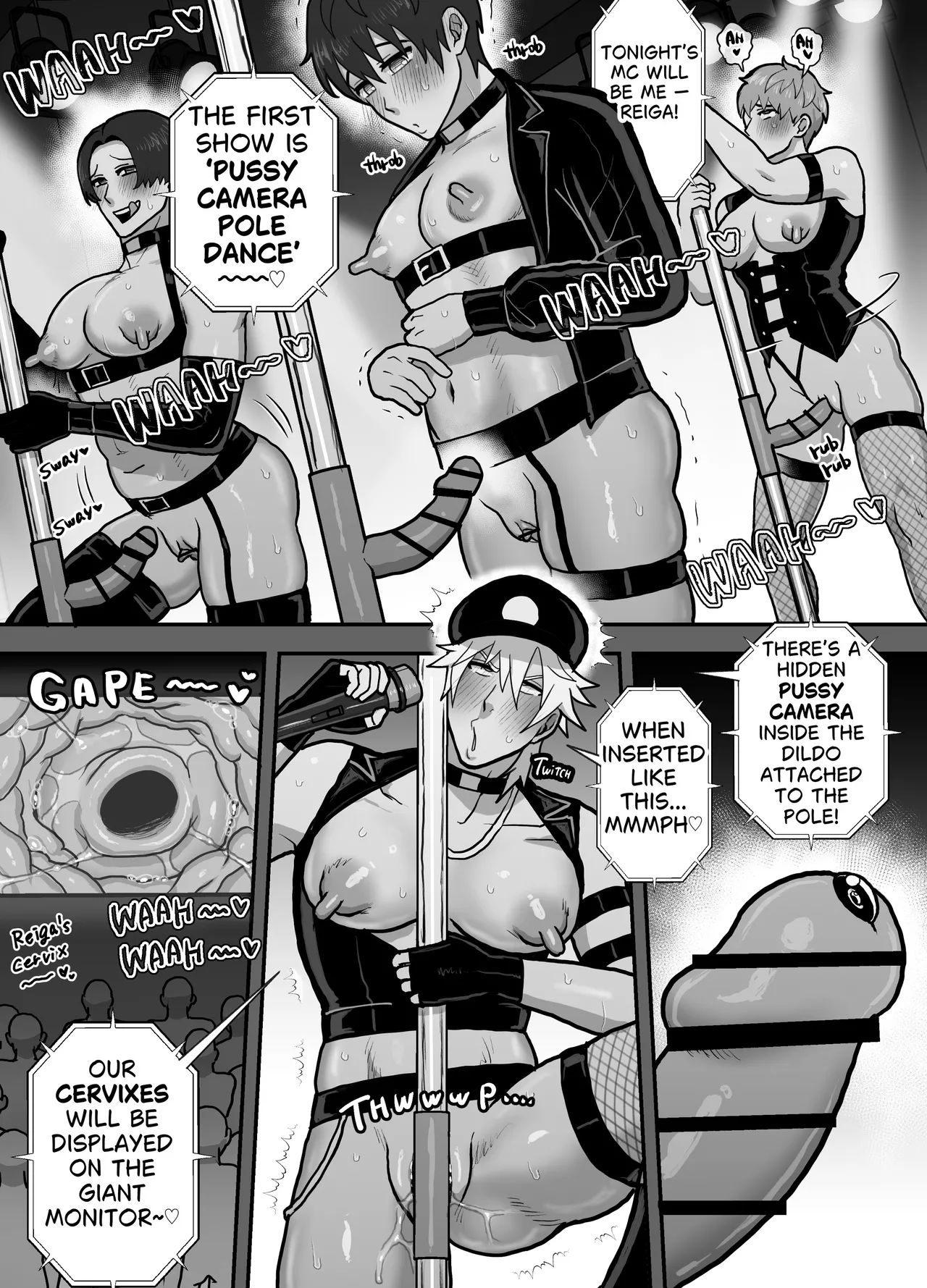 First Time at a Cuntboy Strip  Club - Page 23