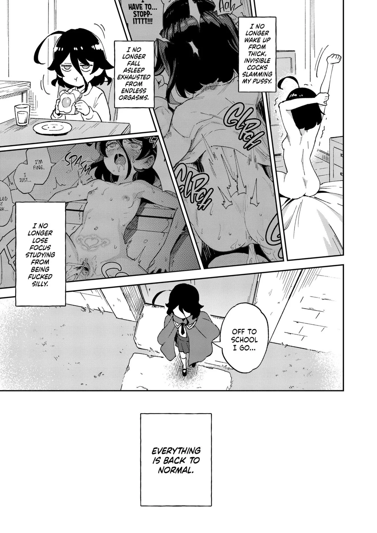 Page 4 of THE LITTLE ONAHOLE GIRL 2 Den Lille Pige med Gummikusserne
