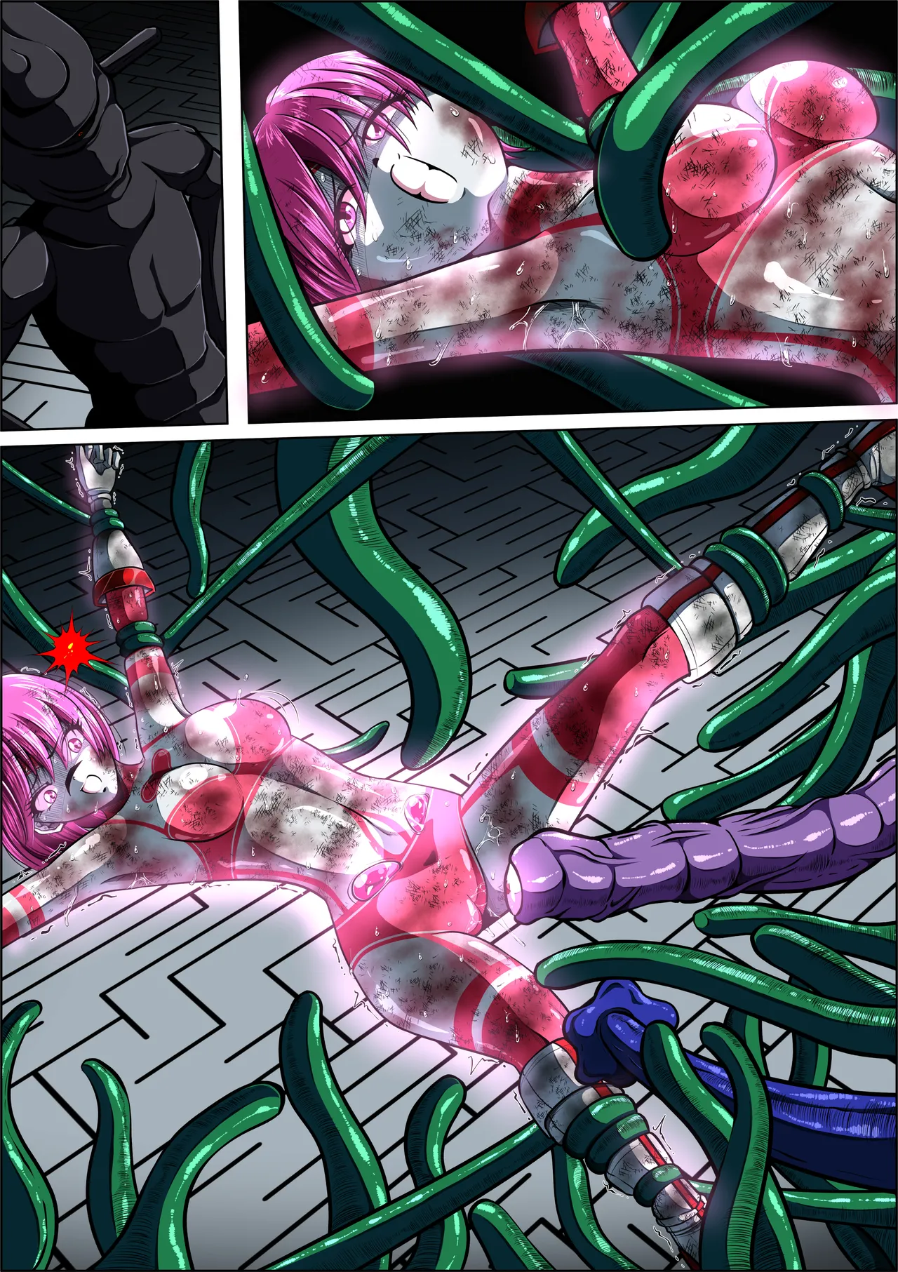 Can't escape from the tentacles...?! - Page 25