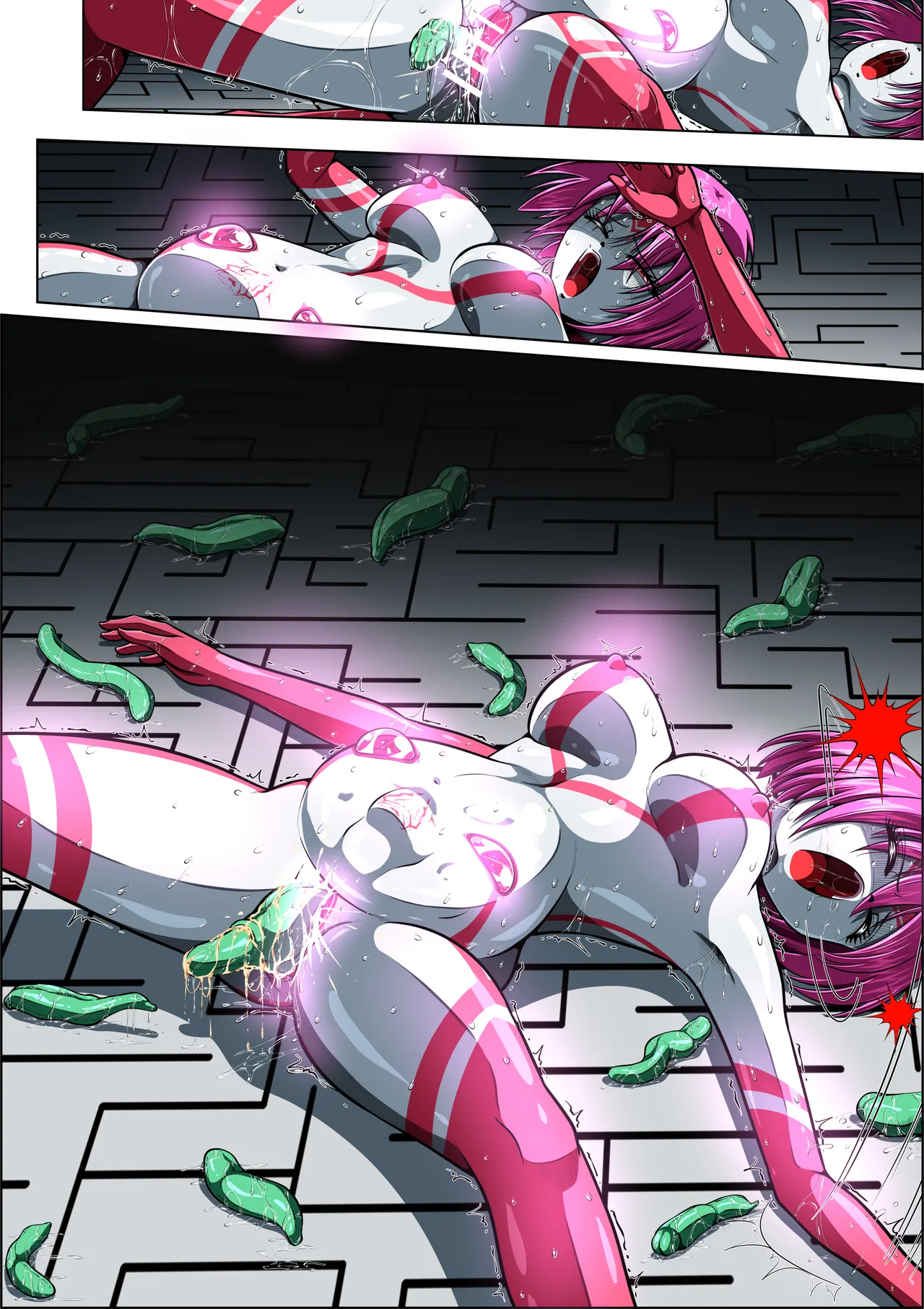 Can't escape from the tentacles...?! - Page 56