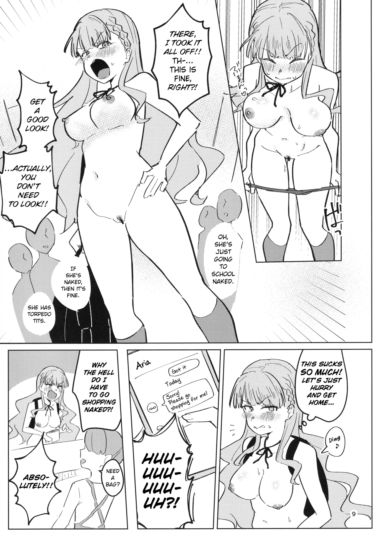 Page 10 of Zenra Toukou ga Standard desu | Going to School Naked is the Standard