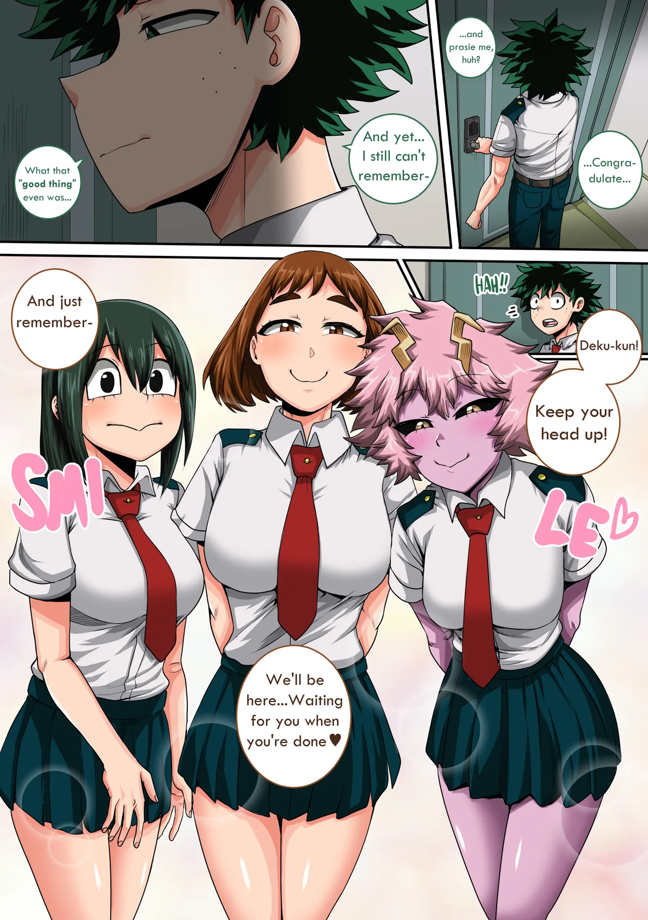 My Harem Academia Chapter 8 Part 3 Breaking into a broken heart - Page 111
