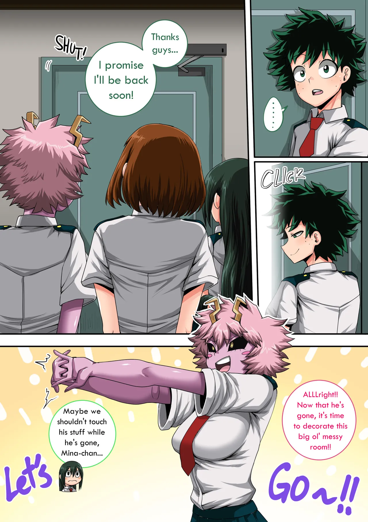 My Harem Academia Chapter 8 Part 3 Breaking into a broken heart - Page 112