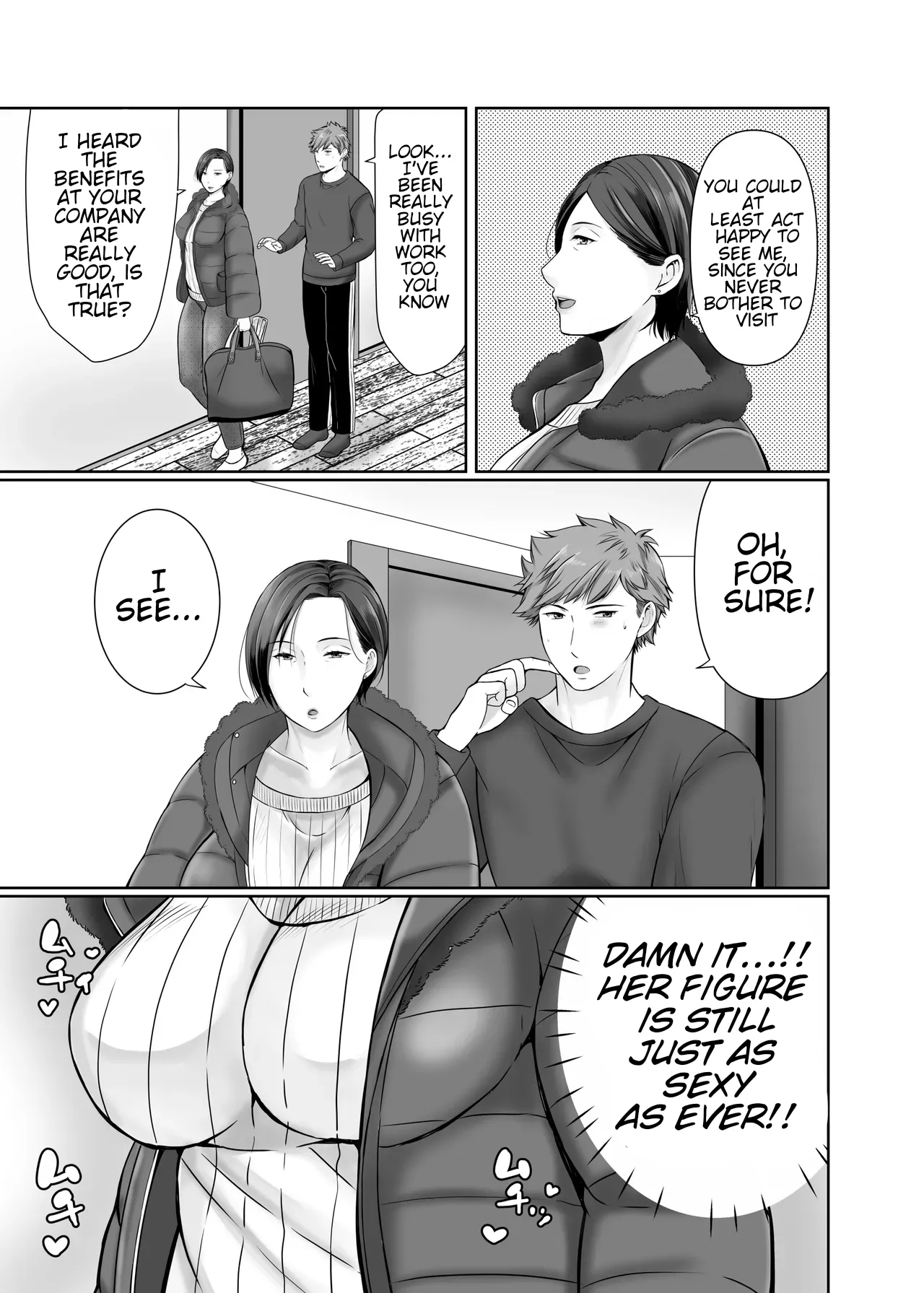 Page 3 of Hitorigurashi no Musuko ni Semararete... | My son, who lives on his own, talked me into it...