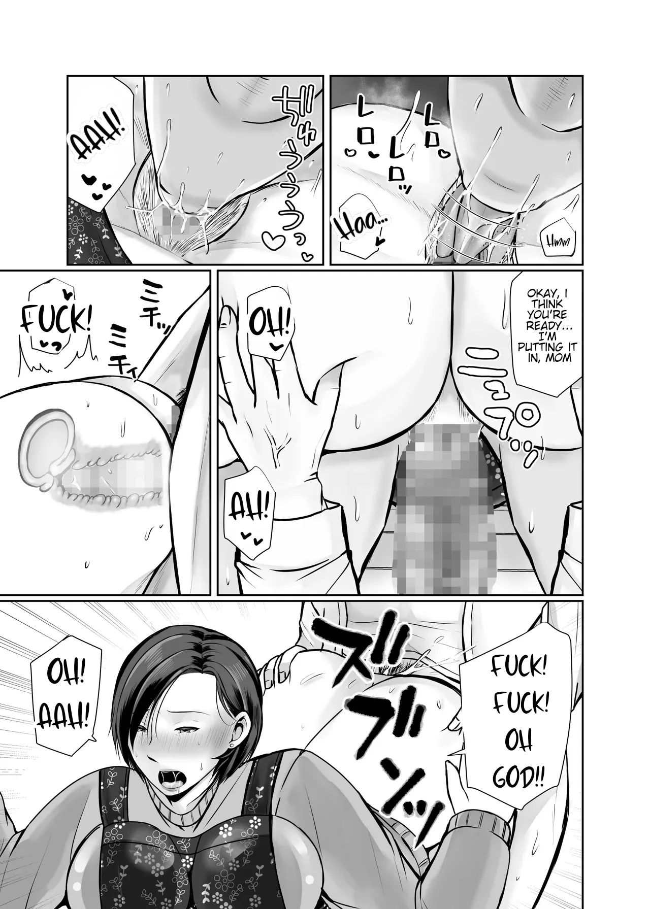 Hitorigurashi no Musuko ni Semararete... | My son, who lives on his own, talked me into it... page 50 full