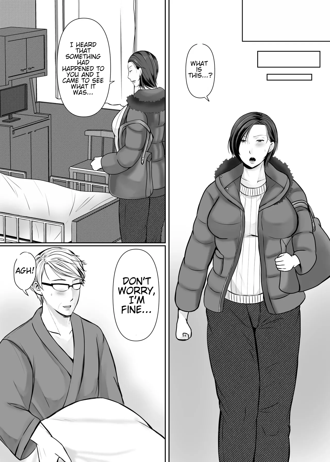 Page 58 of Hitorigurashi no Musuko ni Semararete... | My son, who lives on his own, talked me into it...