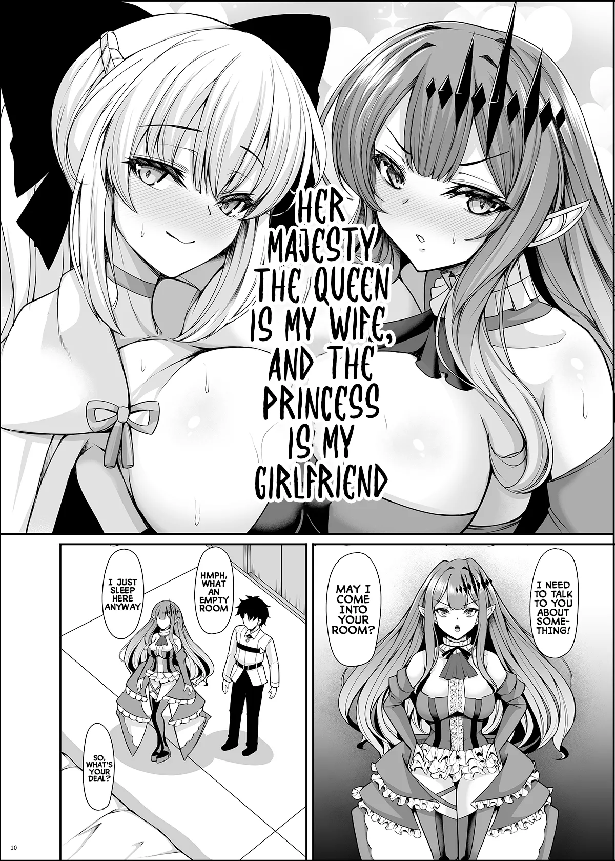 Page 9 of Joou Heika wa Boku no Oku-san Oujo-sama mo Boku no Kanojo | Her Majesty the Queen is my wife, and the princess is my girlfriend