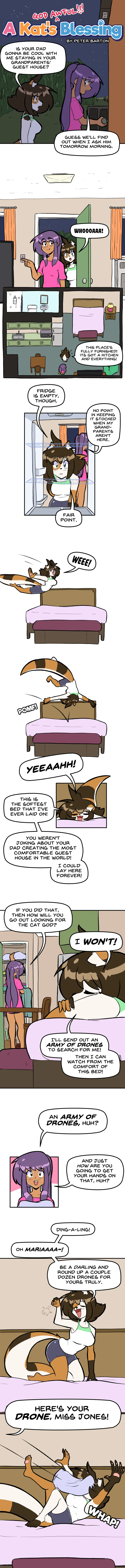 [Megazone23] A Kat’s (GOD AWFUL!!!) Blessing [Ongoing] - Page 47