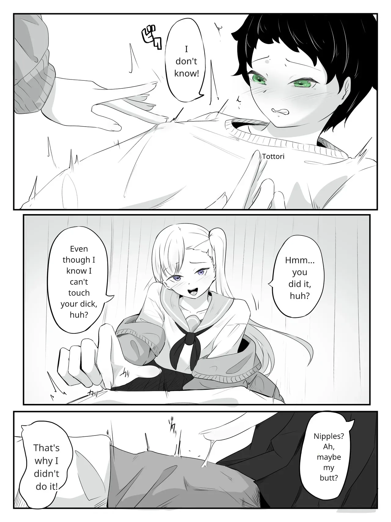 How to make a weak boy who ejaculates with a fake chastity belt strap-on 2 - Page 9
