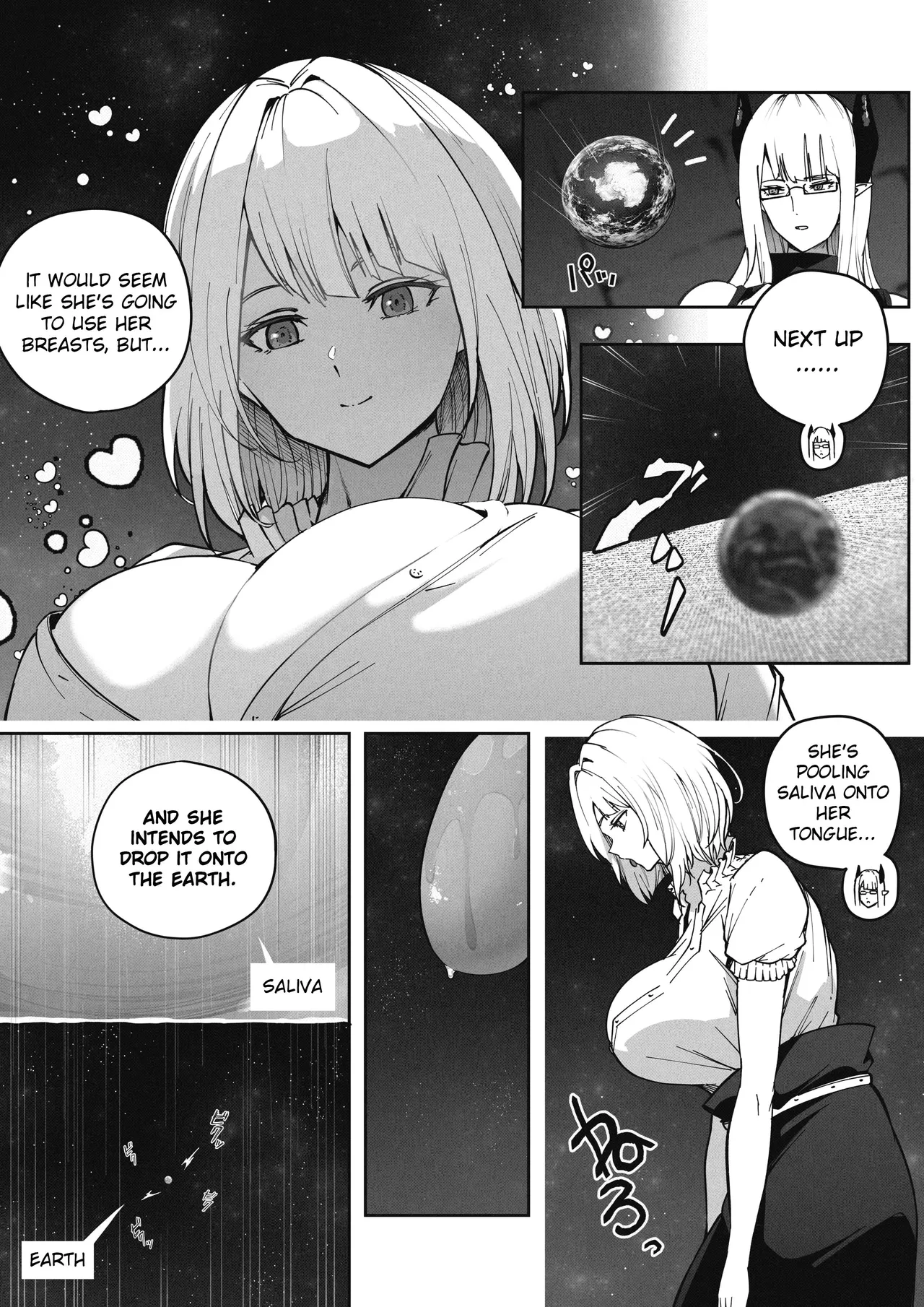 Shinchou 1680-oku km no Joshi ga Tatta 1-man km Shika Nai Chikyuu o Asobubu | A 168 Billion km Tall Girl Toys with the Mere 10,000 km Earth page 20 full