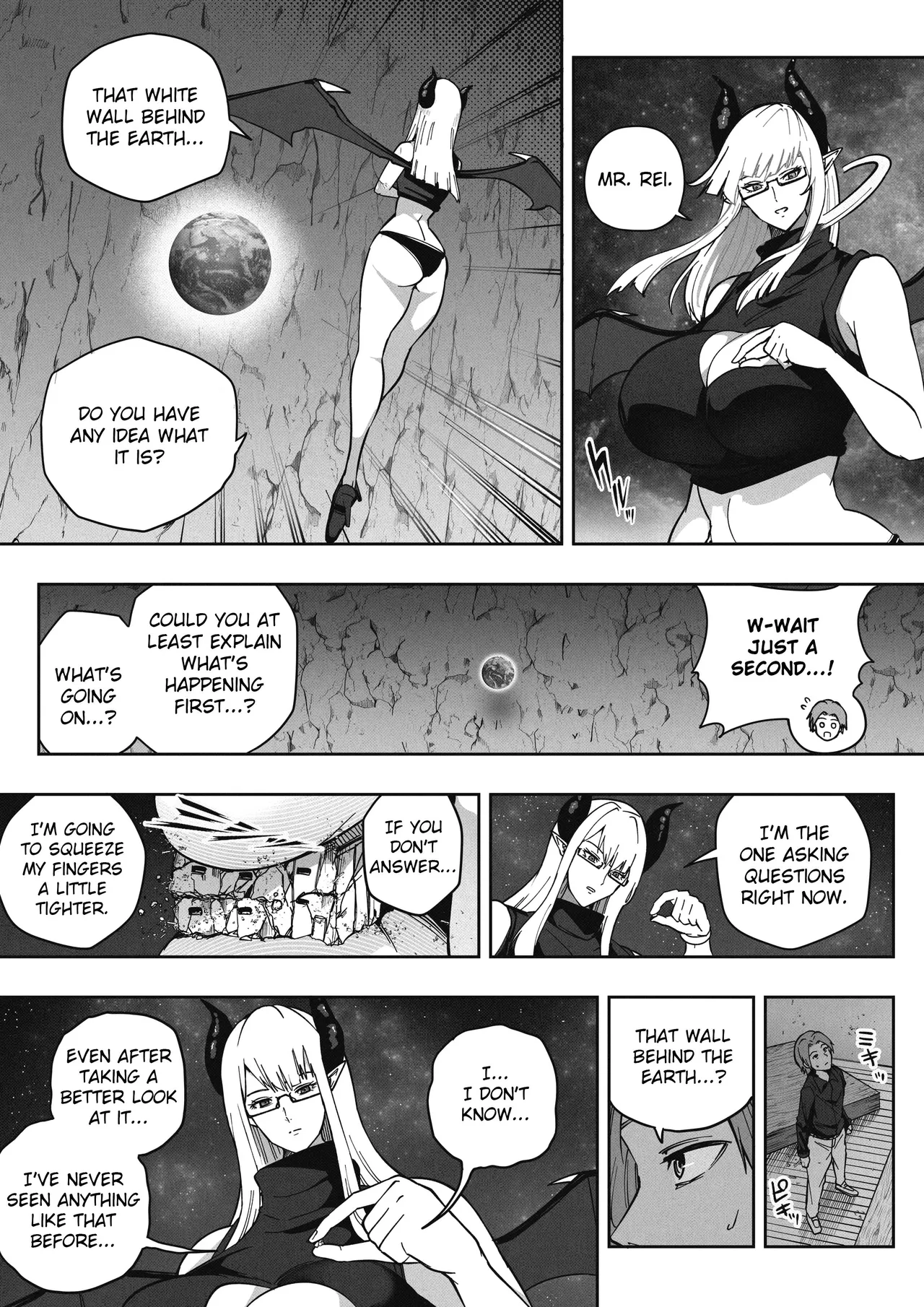 Shinchou 1680-oku km no Joshi ga Tatta 1-man km Shika Nai Chikyuu o Asobubu | A 168 Billion km Tall Girl Toys with the Mere 10,000 km Earth page 7 full