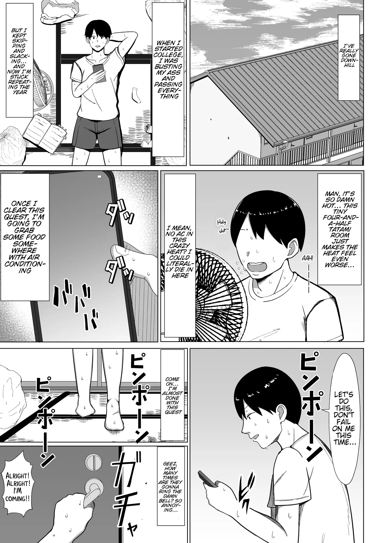 Page 2 of The story of how I ended up living with my mom in a four-and-a-half tatami room 1.