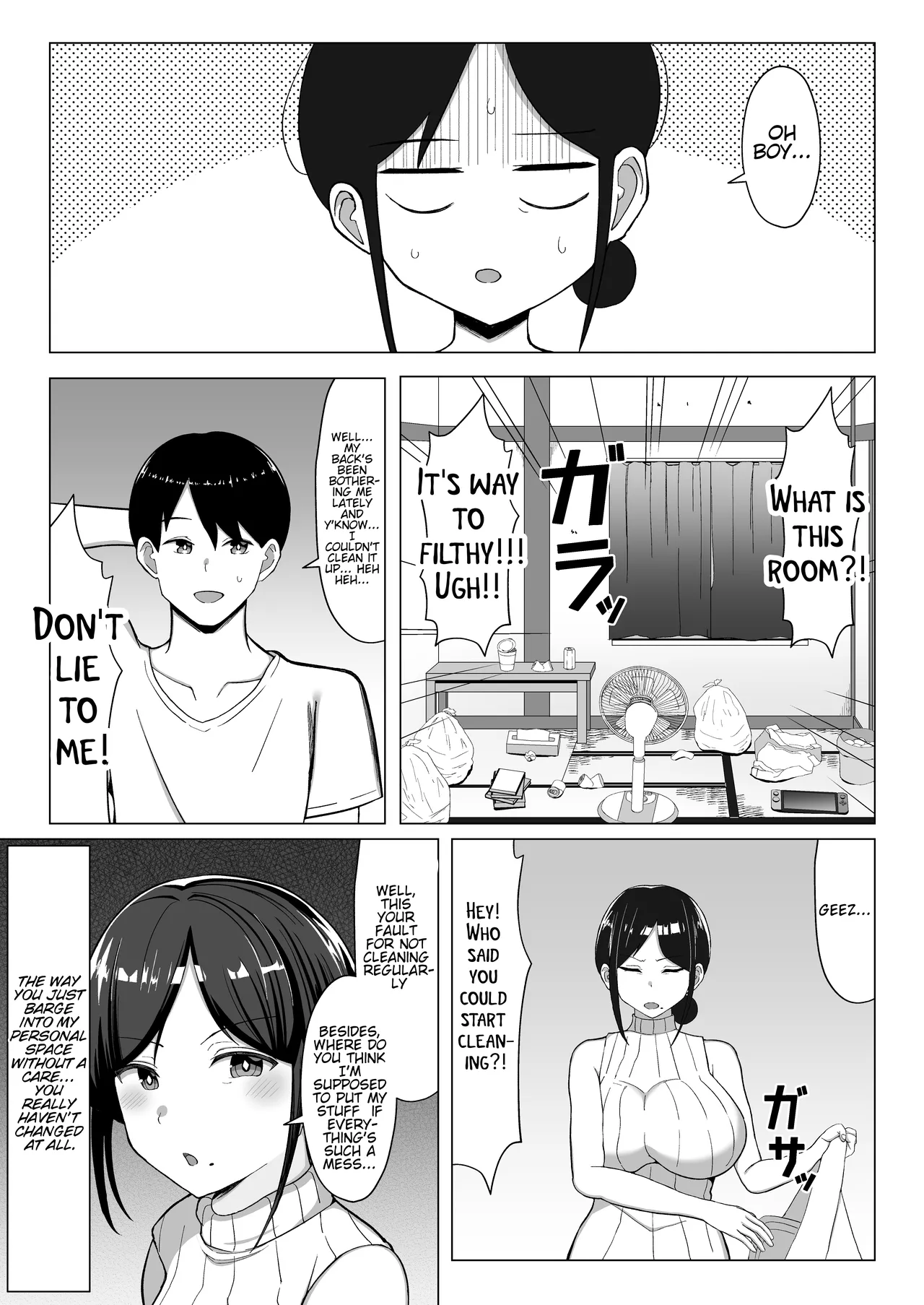 Page 4 of The story of how I ended up living with my mom in a four-and-a-half tatami room 1.