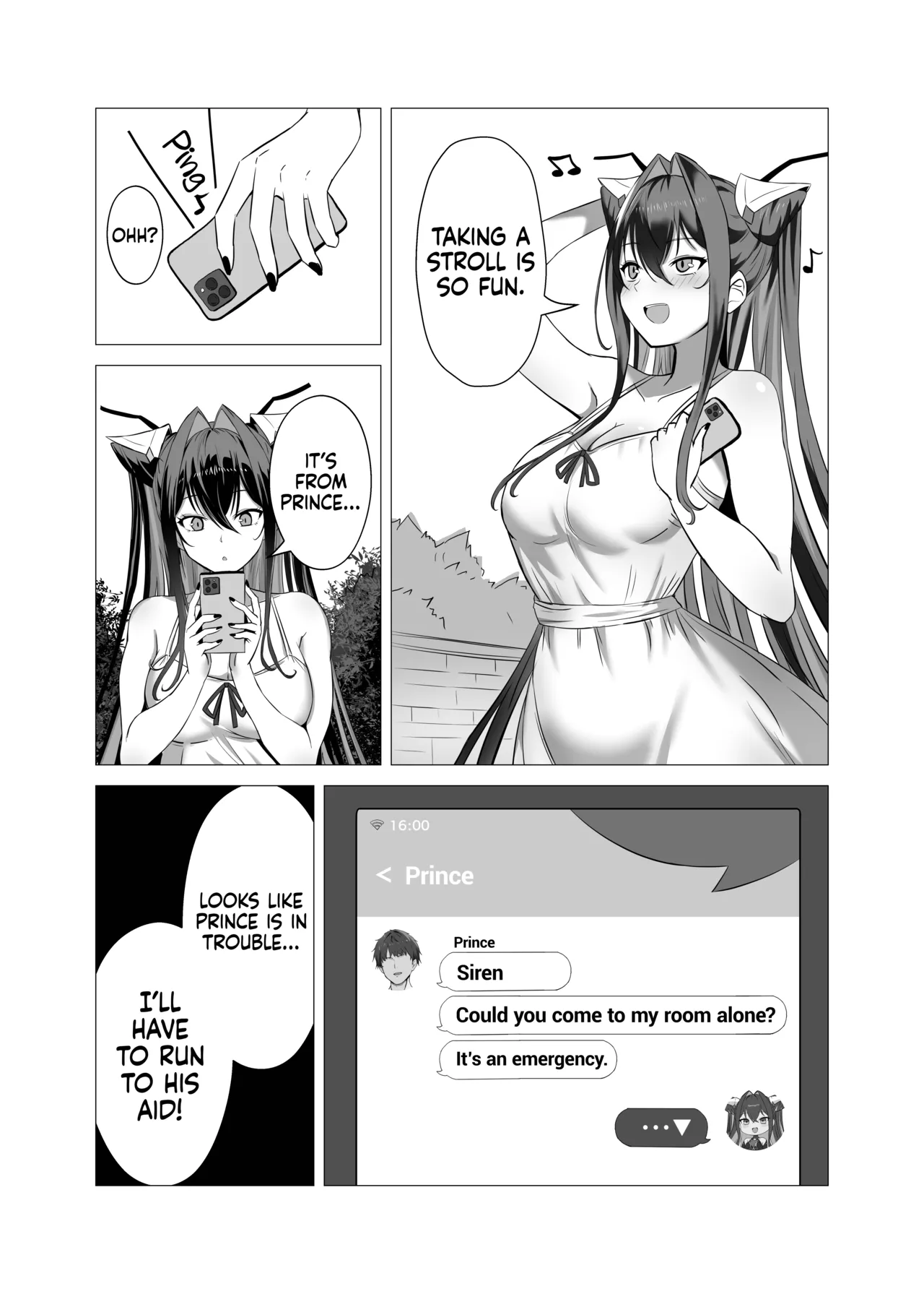 Page 3 of Siren to Chiisaku Natta Shikikan | Siren and the Commander Who Became Small