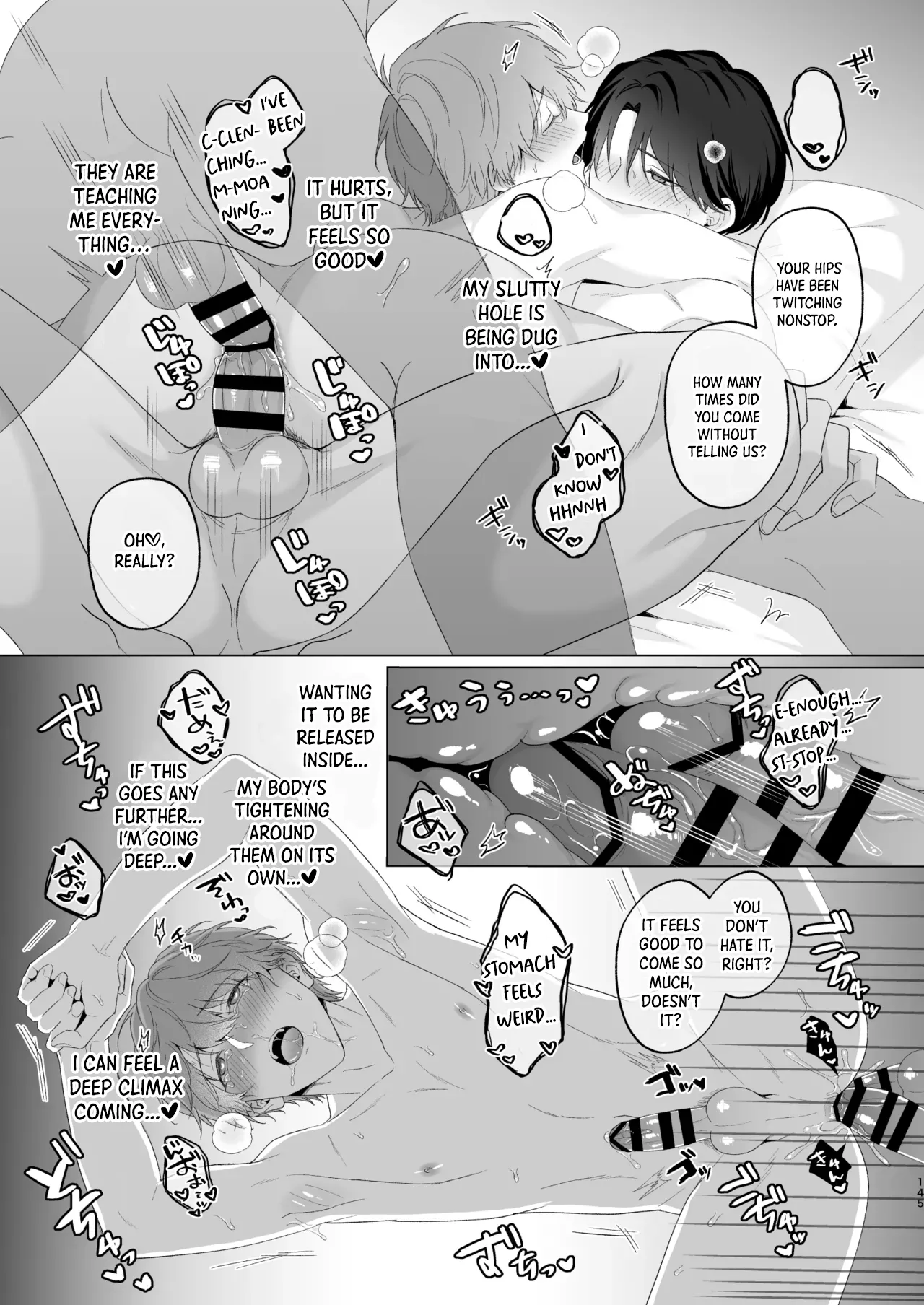 San Kyodai de Nakayoshi Etchi Chinan Ukete - Page 145