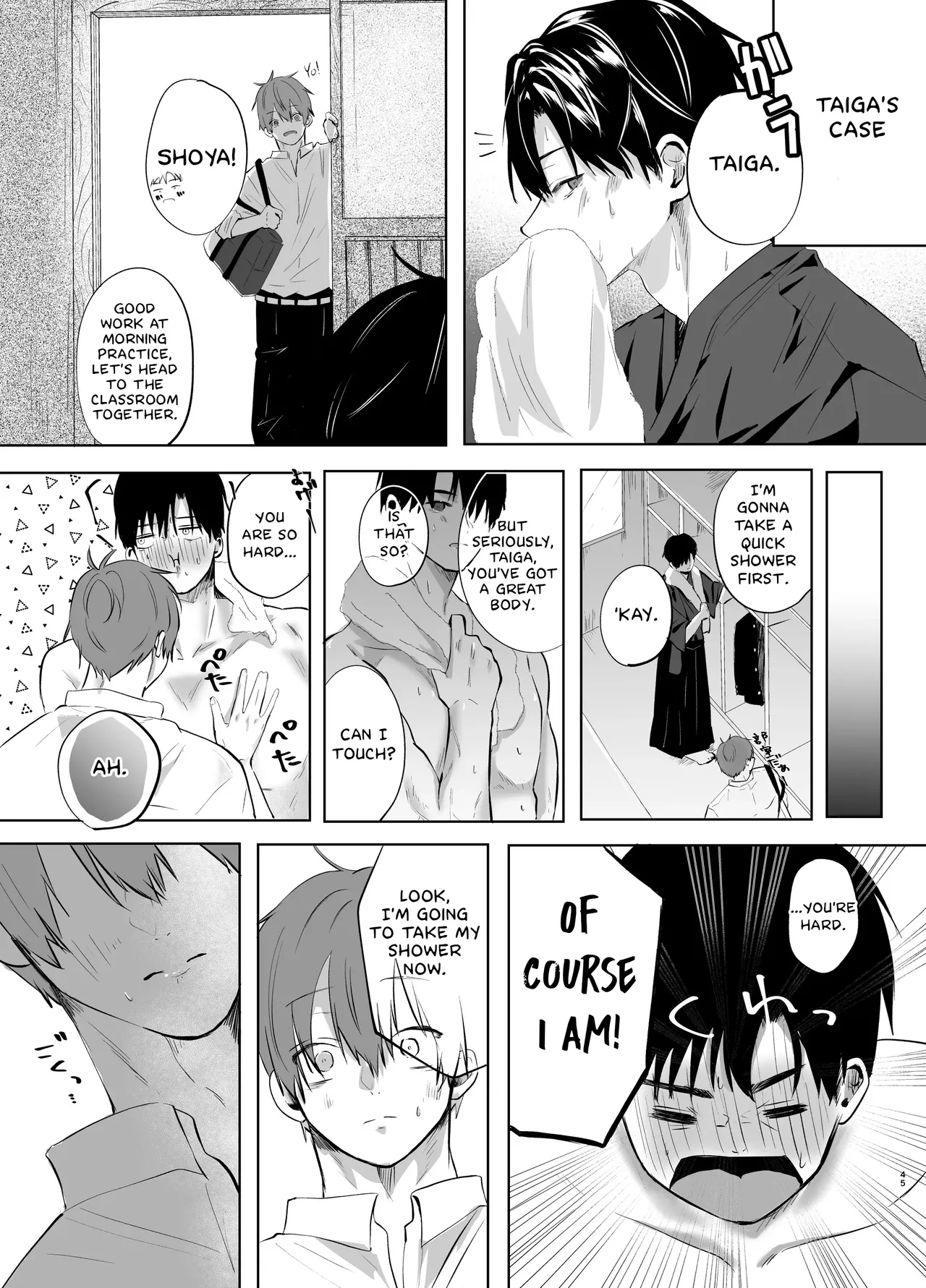 Page 46 of Itsumen ni Apuri Tsukawarete Kantoboi ga Bareta Hanashi