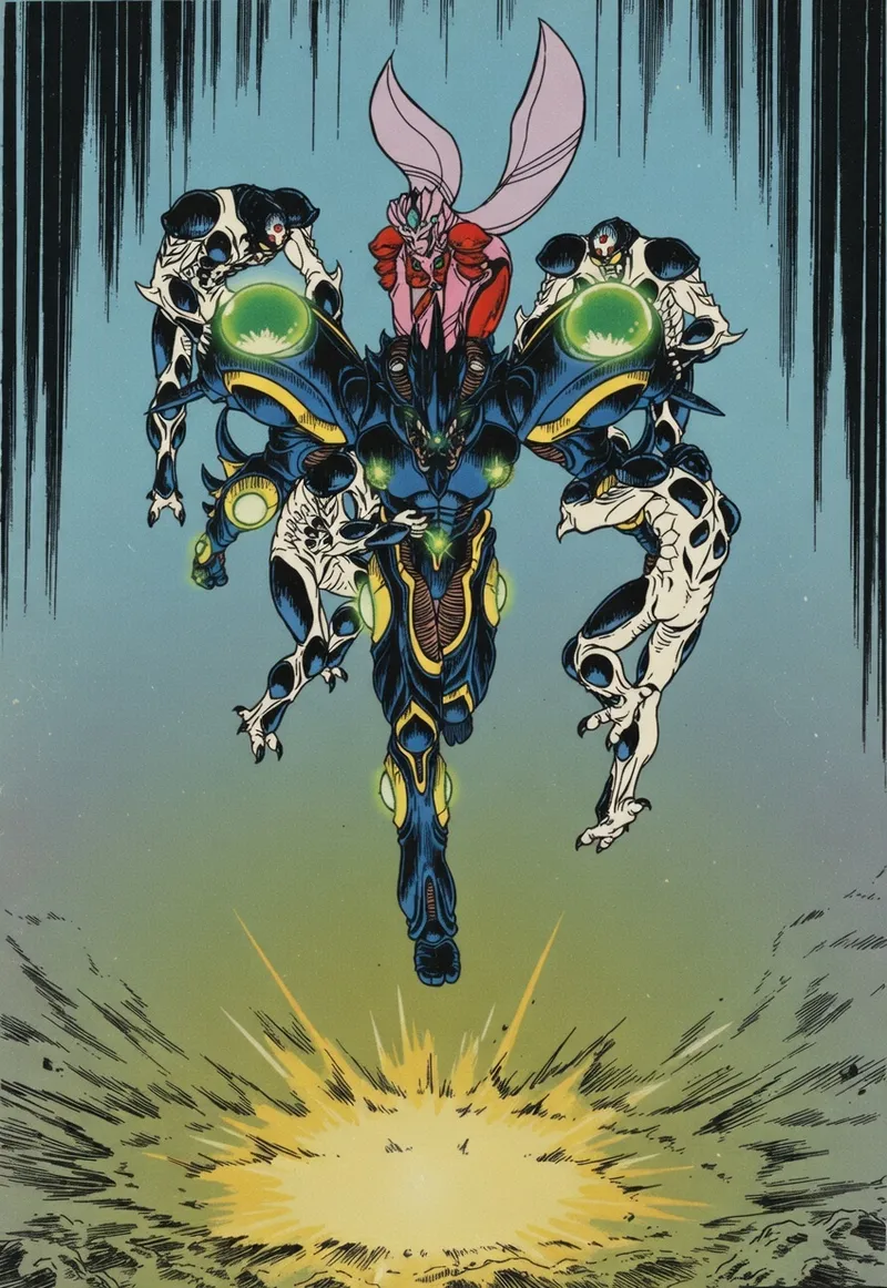 Guyver manga colored  AI - Page 17