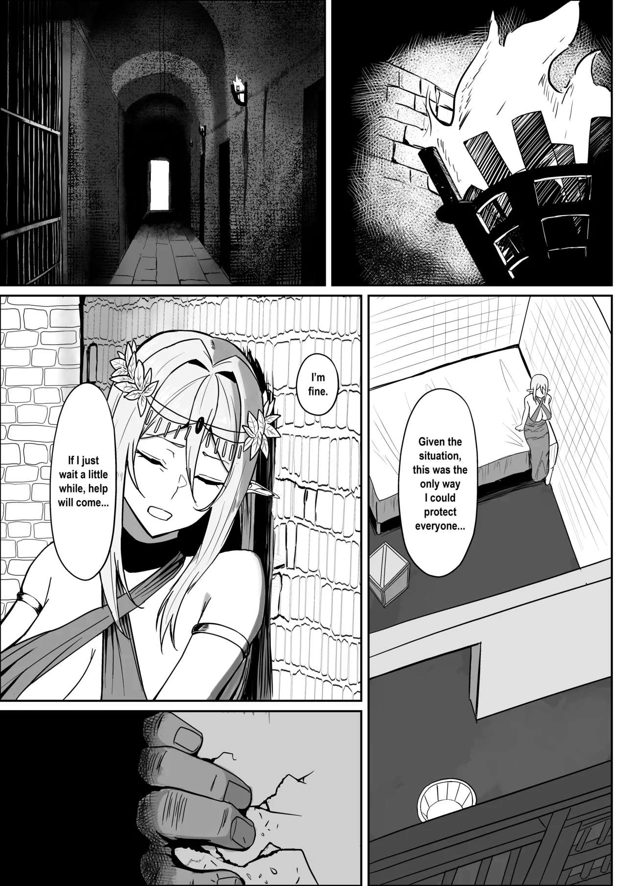 Torawareta Elf Touzen Seidorei no Kei - Page 6
