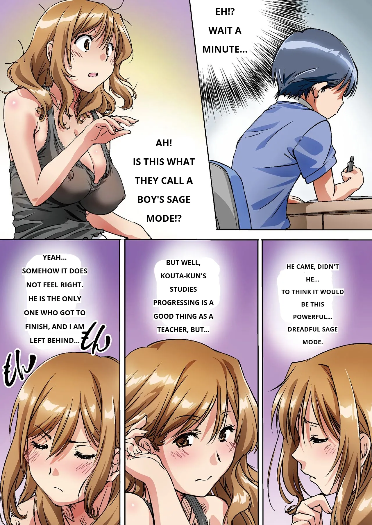 Page 10 of Oya ni Naisho de Oppai shite kureru Katei Kyoushi no Onee-san