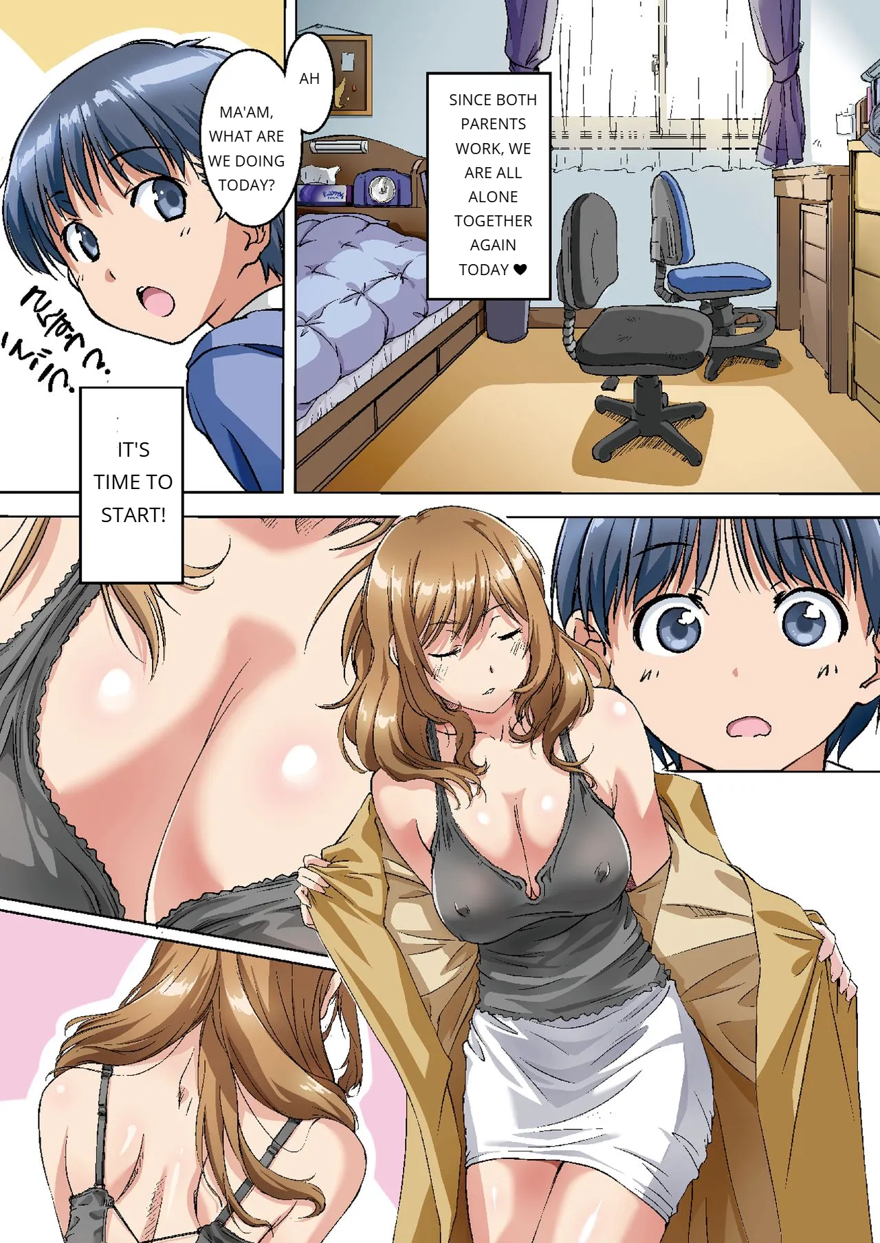 Page 3 of Oya ni Naisho de Oppai shite kureru Katei Kyoushi no Onee-san