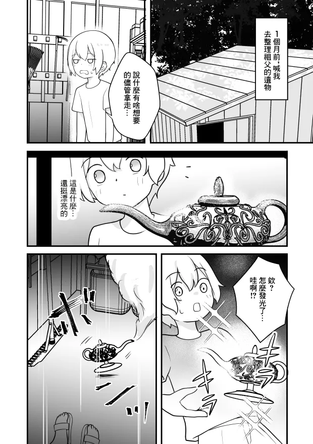Lamp no Succubus ni Shiborareru | 被神燈裡的魅魔榨乾的故事 - Page 9