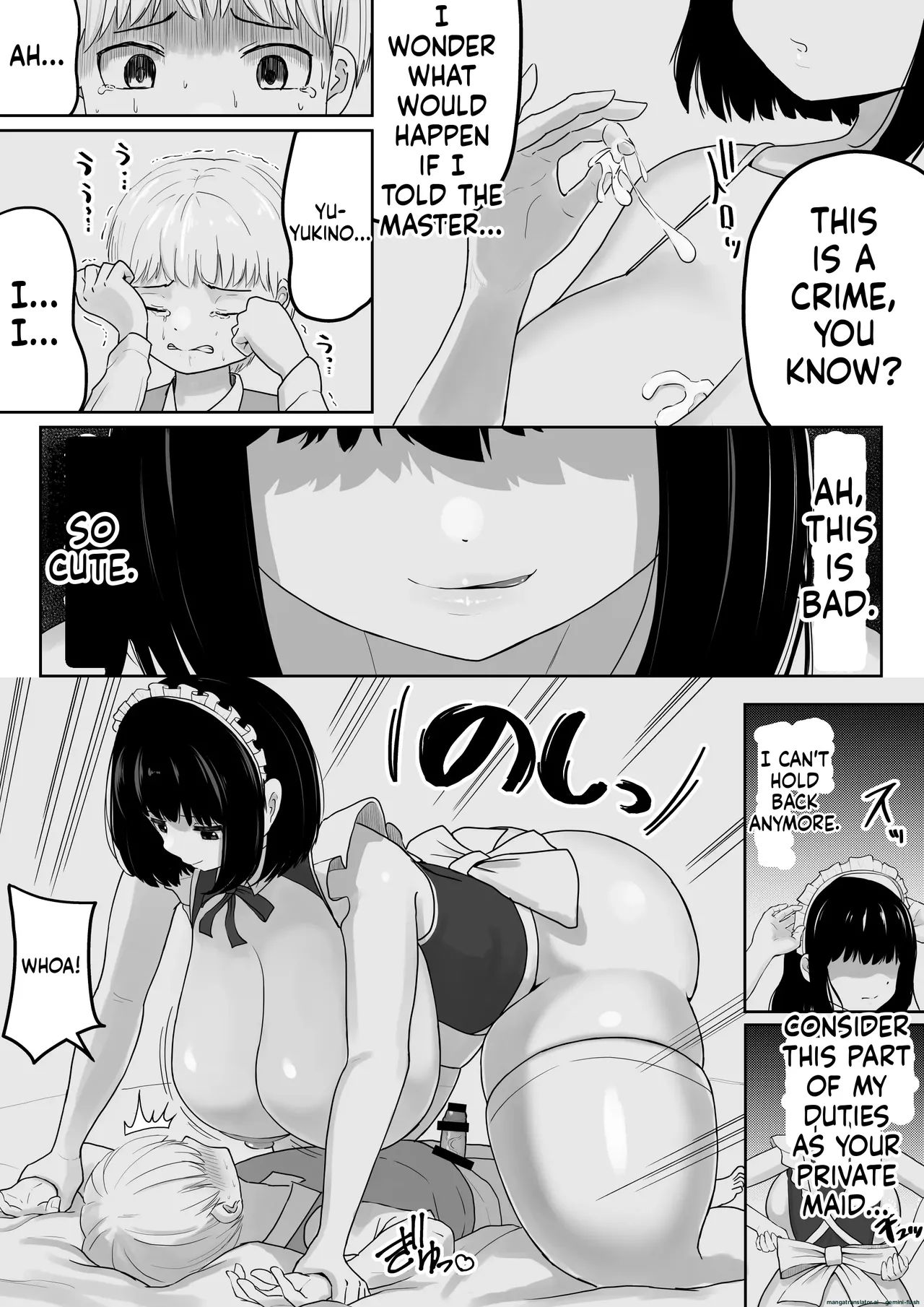 Page 44 of Bakunyuu Deka Maid ni Onabare Shitara Kuwareta.