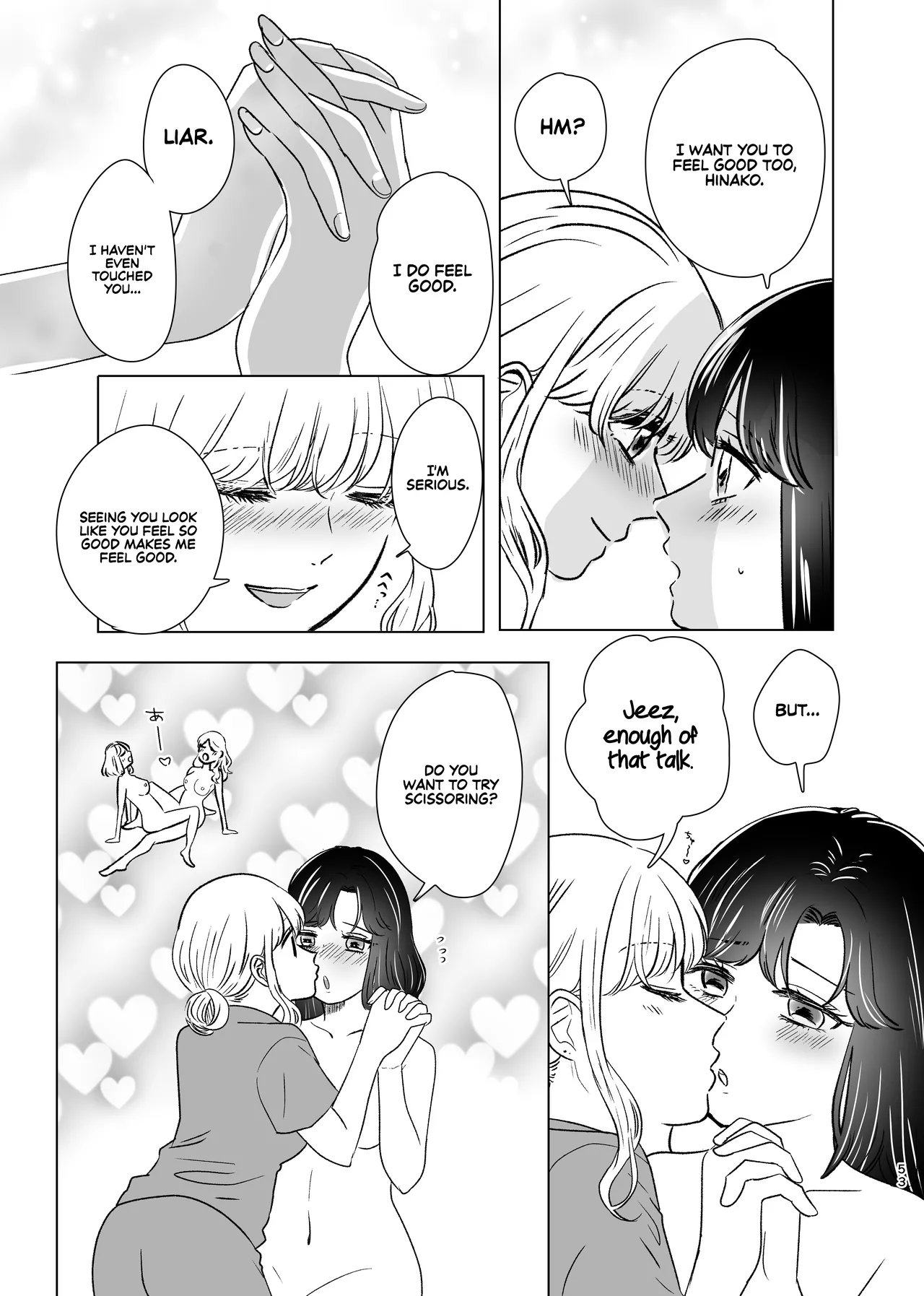 Hajimete Yuri Ecchi | First Time Yuri Sex - Page 52