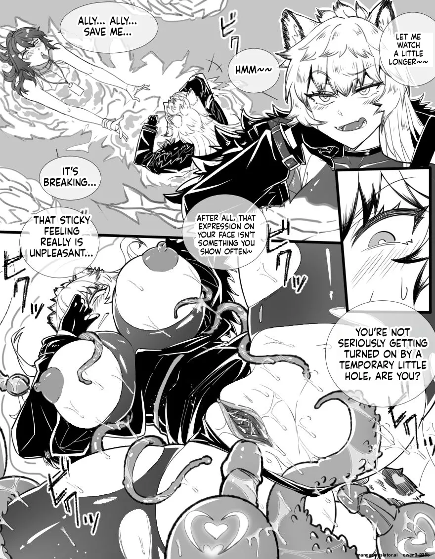 Silverash♀ Falls into a Tentacle Hole - Page 18