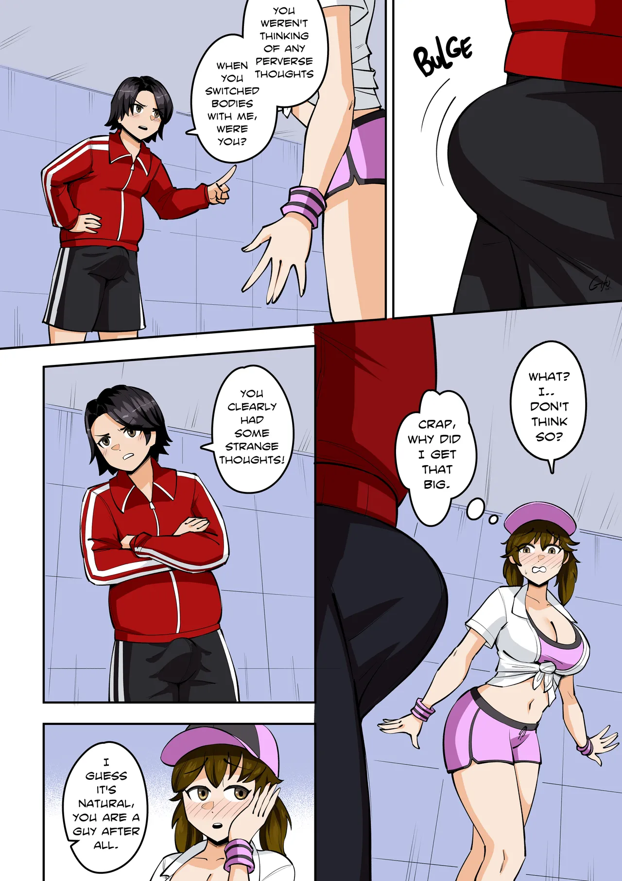 Kawaii Tsun'aho/ Swapping Gym Comic - Page 14