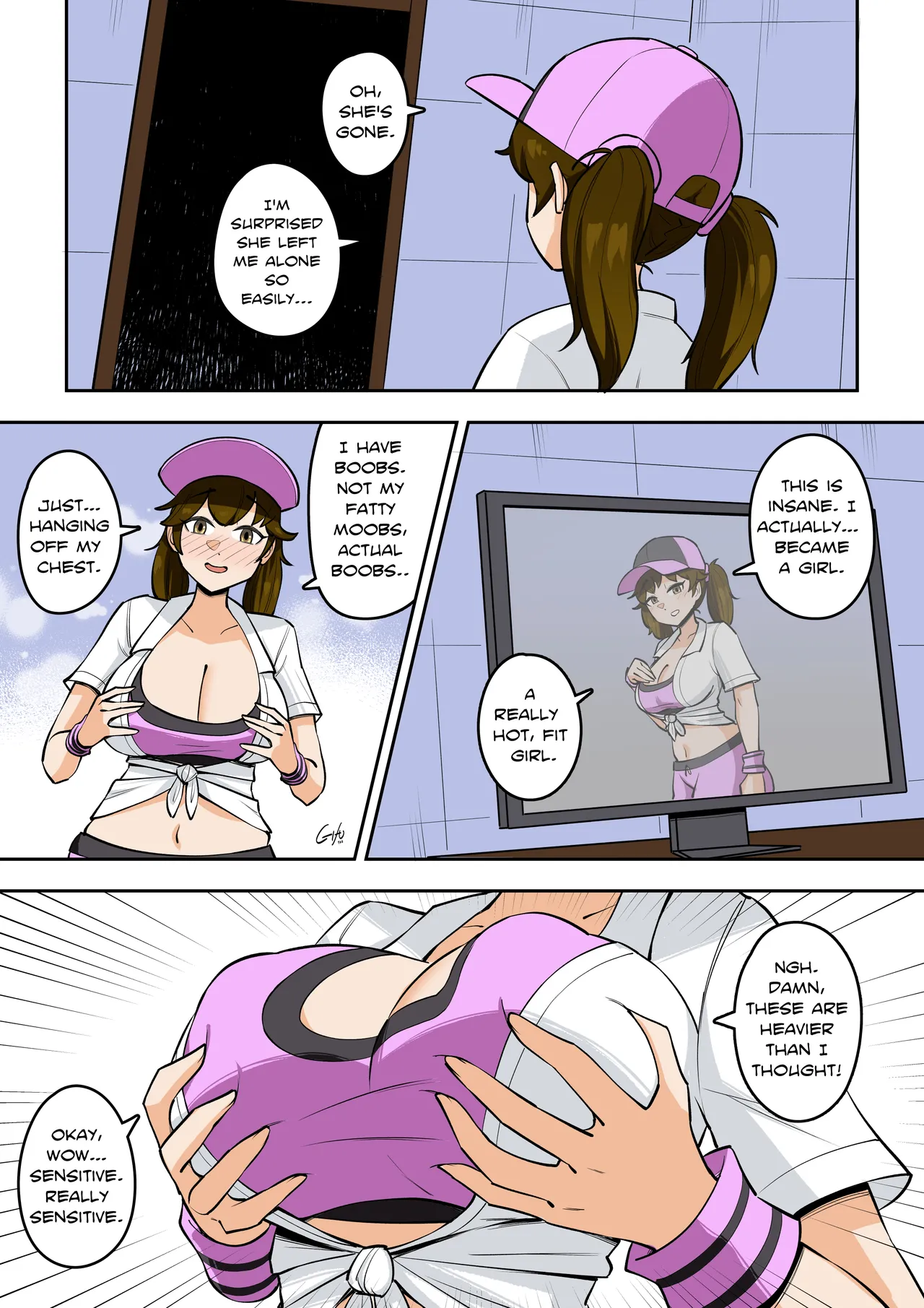 Kawaii Tsun'aho/ Swapping Gym Comic - Page 17
