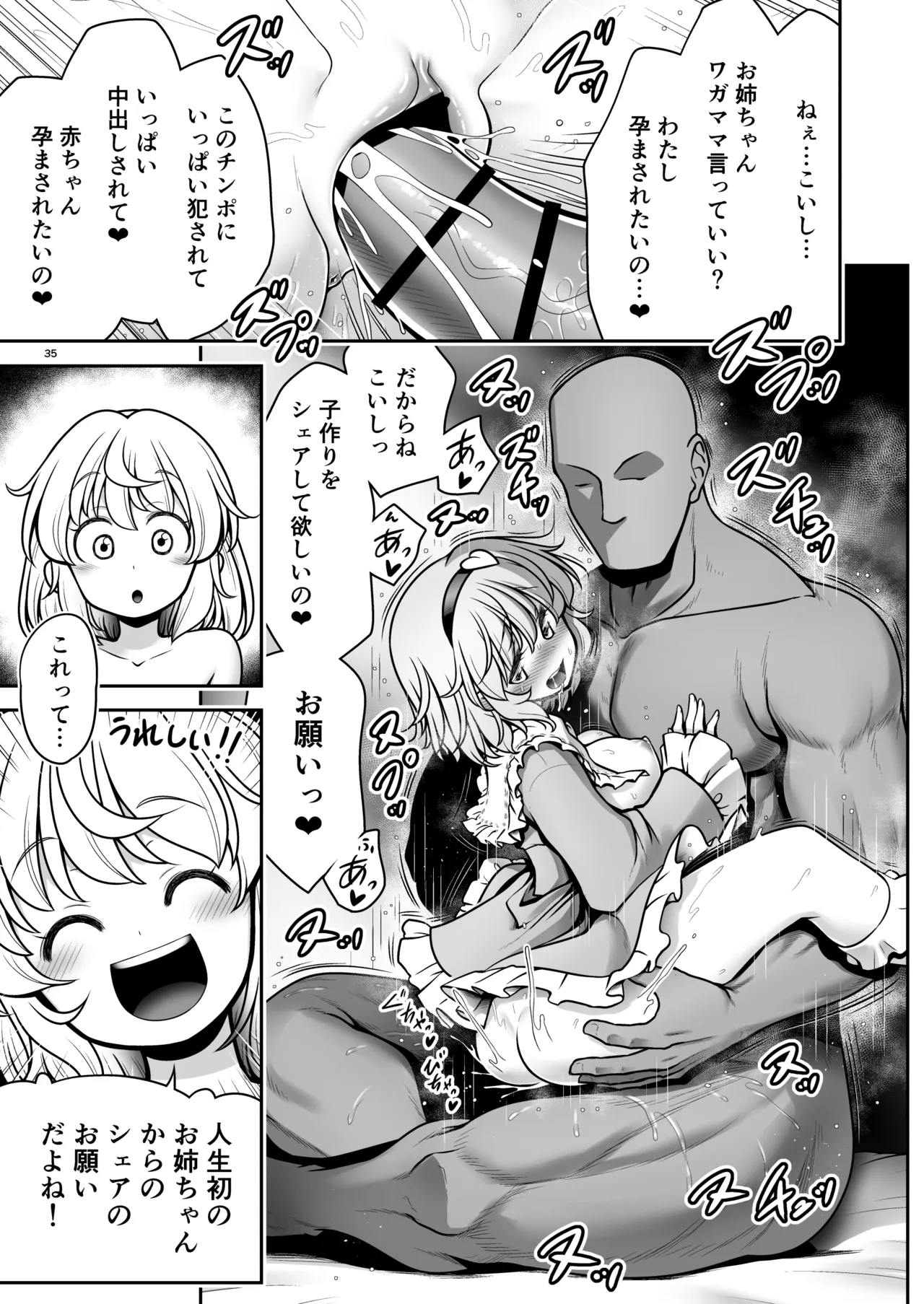 Page 35 of Namahame Sex o Nande Shimai Share Shicha Damenano