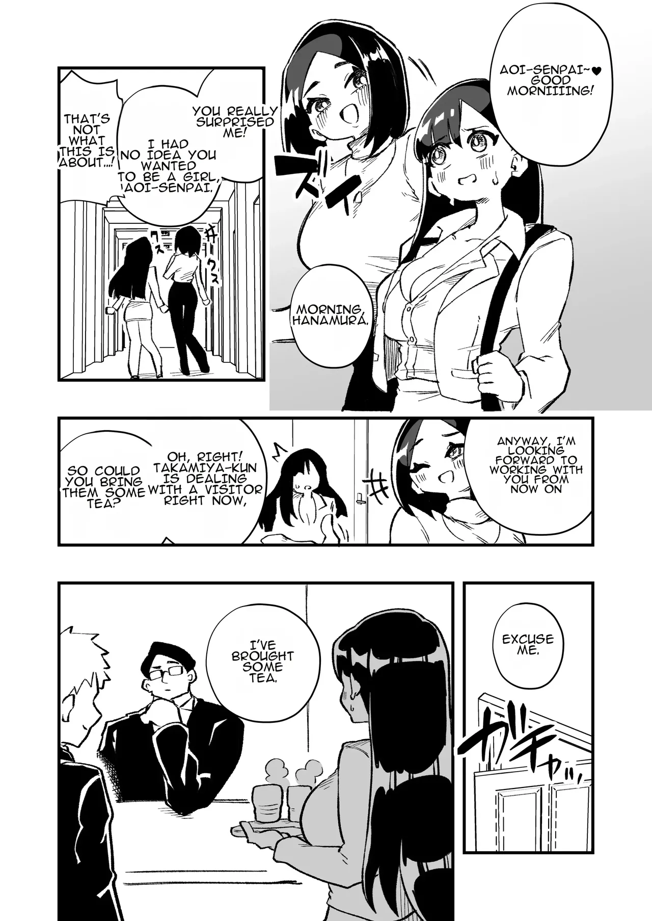 Nyotaika → Otto Shikkaku Uwaki Aite to no Dorei Musume e | Gender Swap → Disqualified as a Husband: Turned into a Slave Girl for His Wife's Lover page 16 full