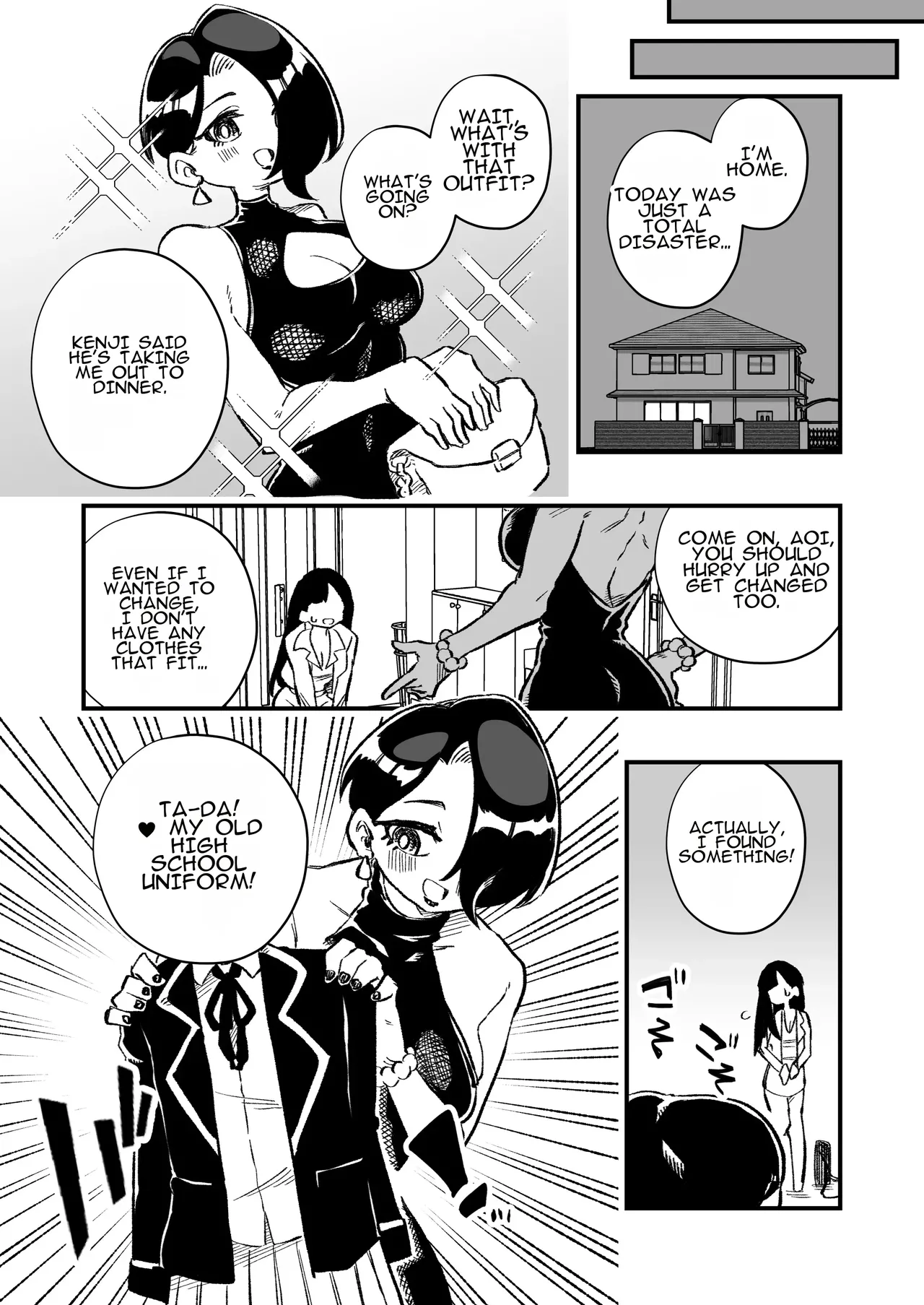 Nyotaika → Otto Shikkaku Uwaki Aite to no Dorei Musume e | Gender Swap → Disqualified as a Husband: Turned into a Slave Girl for His Wife's Lover page 19 full