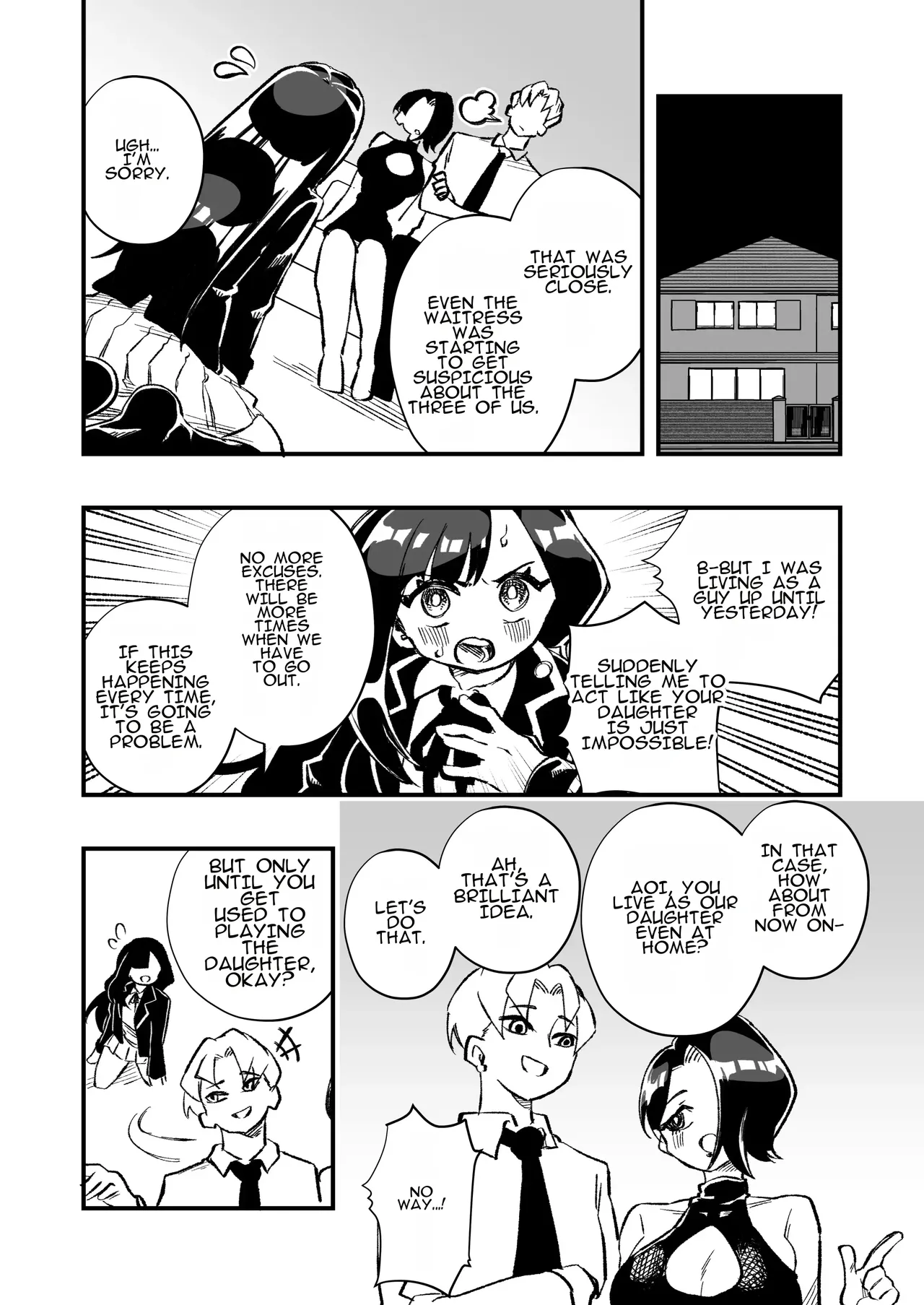 Nyotaika → Otto Shikkaku Uwaki Aite to no Dorei Musume e | Gender Swap → Disqualified as a Husband: Turned into a Slave Girl for His Wife's Lover page 22 full